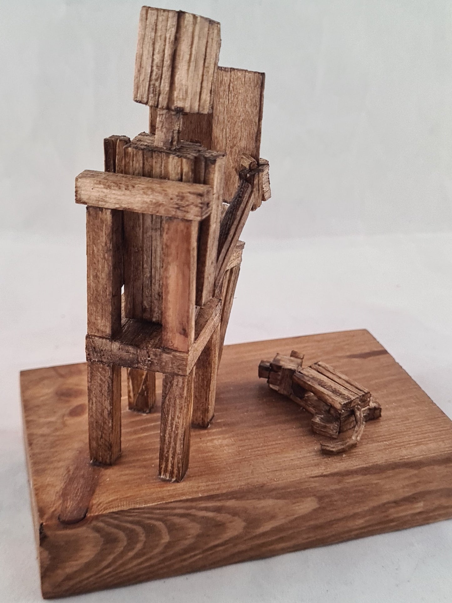 Good Book And A Good Boy - Handcrafted Wooden Matchstick Figures - Gifts, Ornaments and Decor By Tiggidy Designs