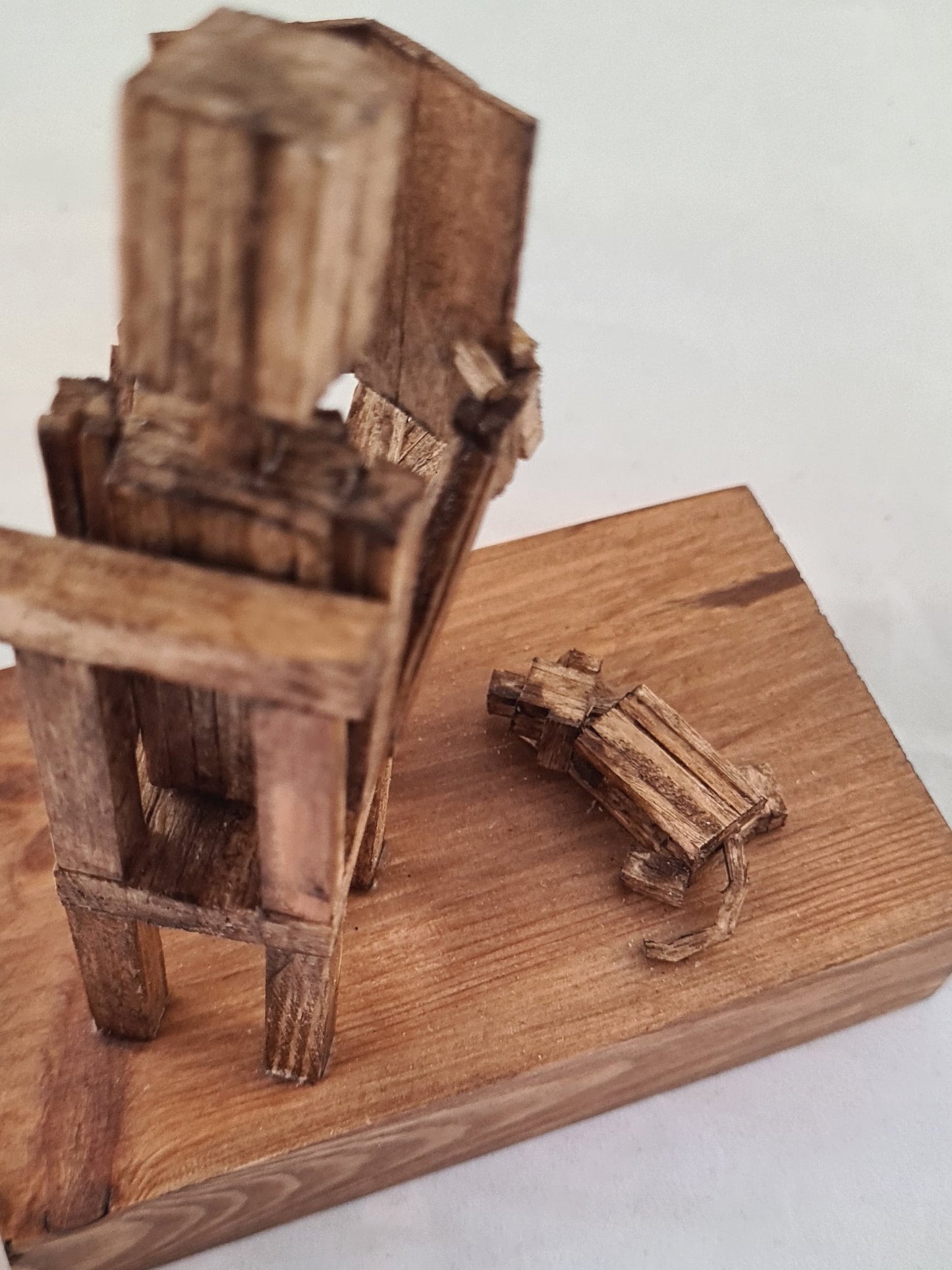 Good Book And A Good Boy - Handcrafted Wooden Matchstick Figures - Gifts, Ornaments and Decor By Tiggidy Designs