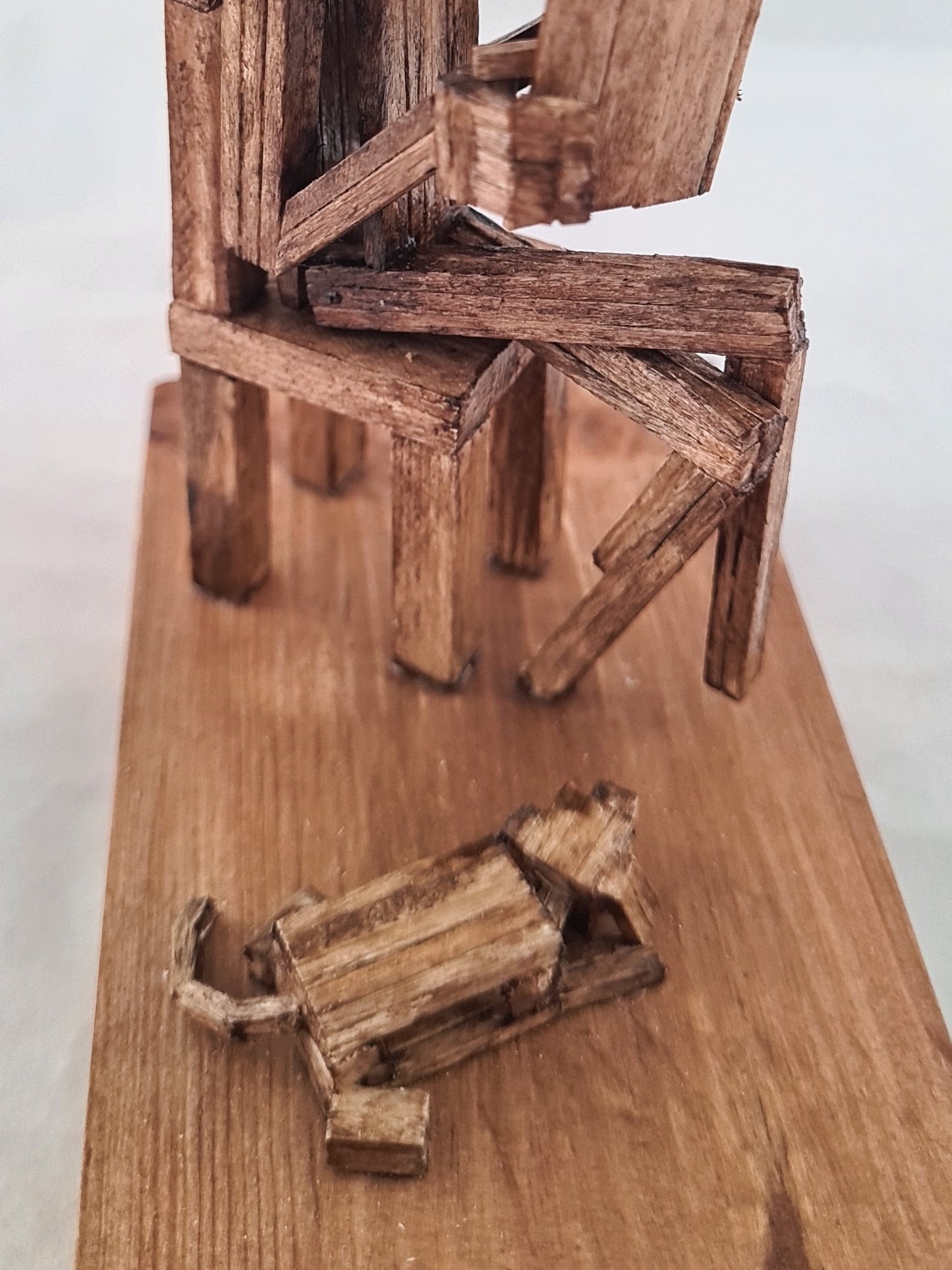 Good Book And A Good Boy - Handcrafted Wooden Matchstick Figures - Gifts, Ornaments and Decor By Tiggidy Designs