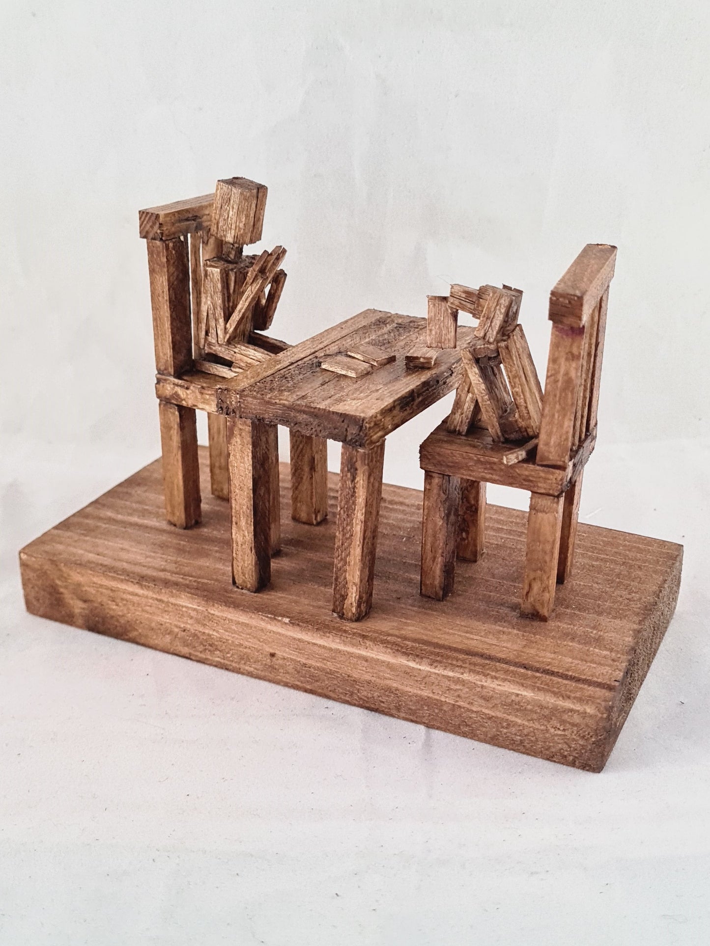 High Stakes - Handcrafted Wooden Matchstick Figures - Gifts, Ornaments and Decor By Tiggidy Designs