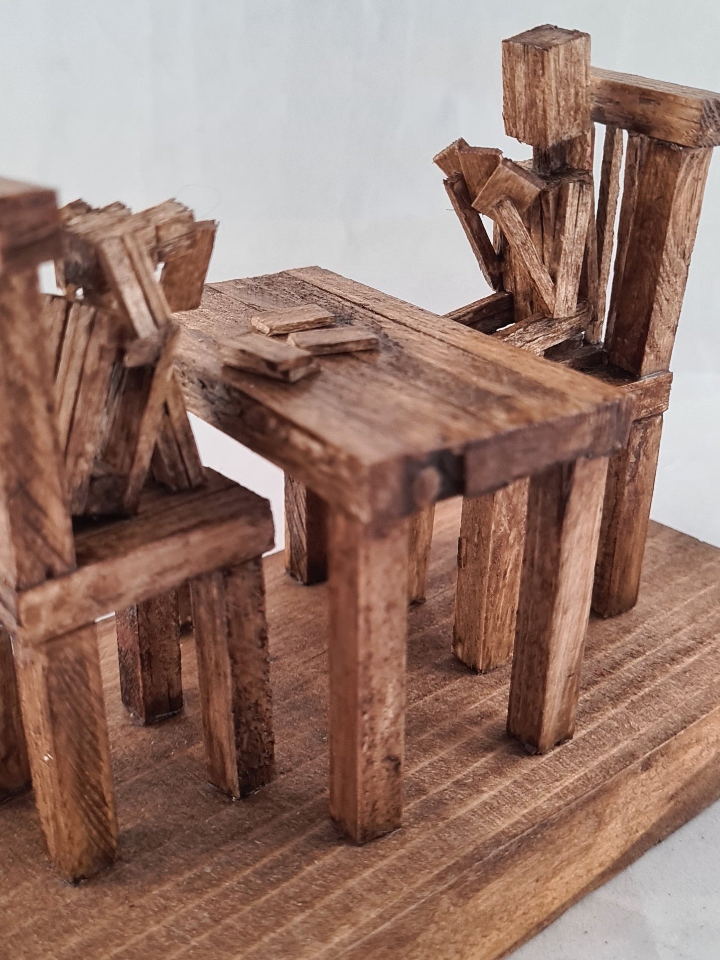 High Stakes - Handcrafted Wooden Matchstick Figures - Gifts, Ornaments and Decor By Tiggidy Designs