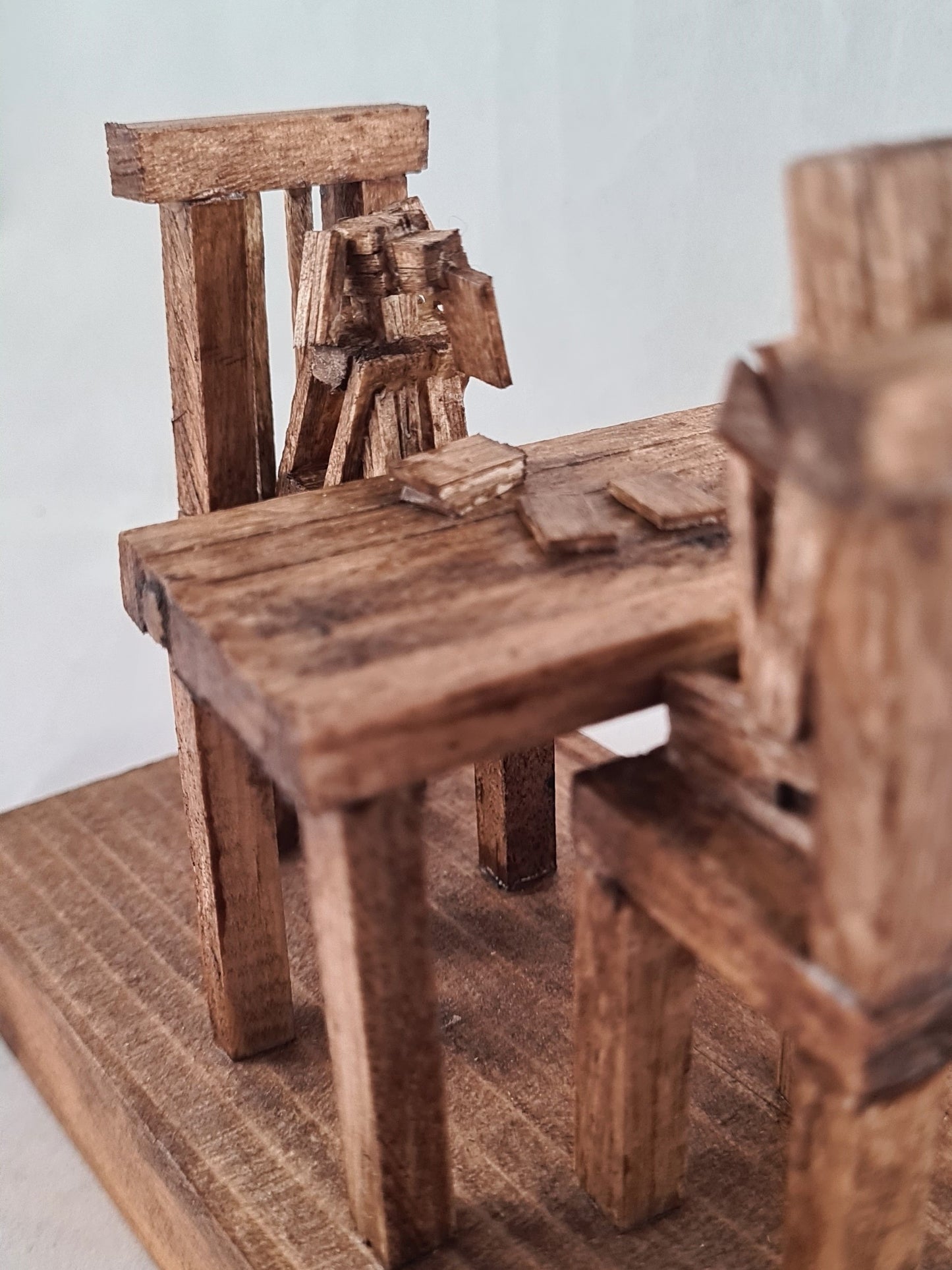 High Stakes - Handcrafted Wooden Matchstick Figures - Gifts, Ornaments and Decor By Tiggidy Designs