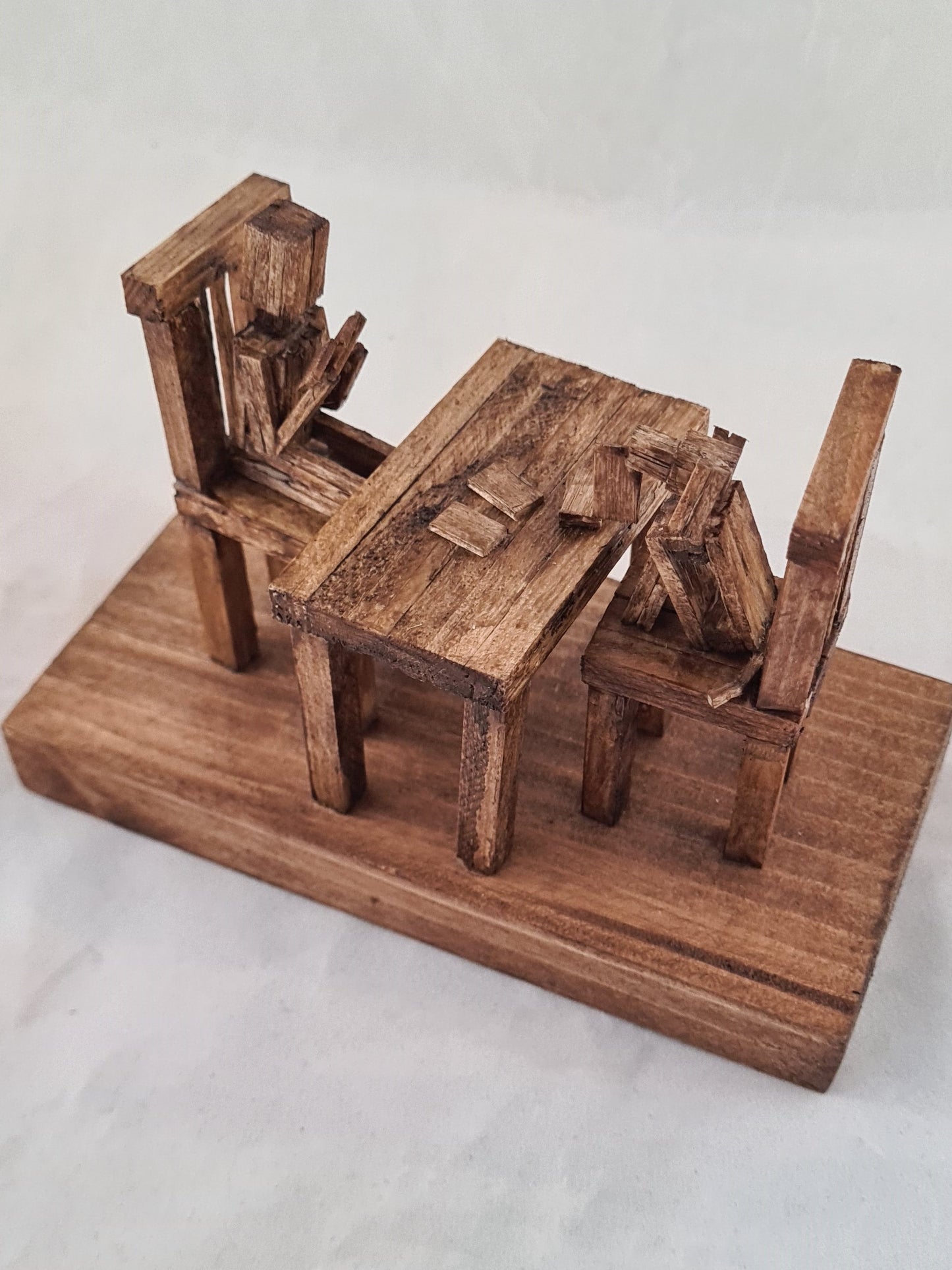 High Stakes - Handcrafted Wooden Matchstick Figures - Gifts, Ornaments and Decor By Tiggidy Designs