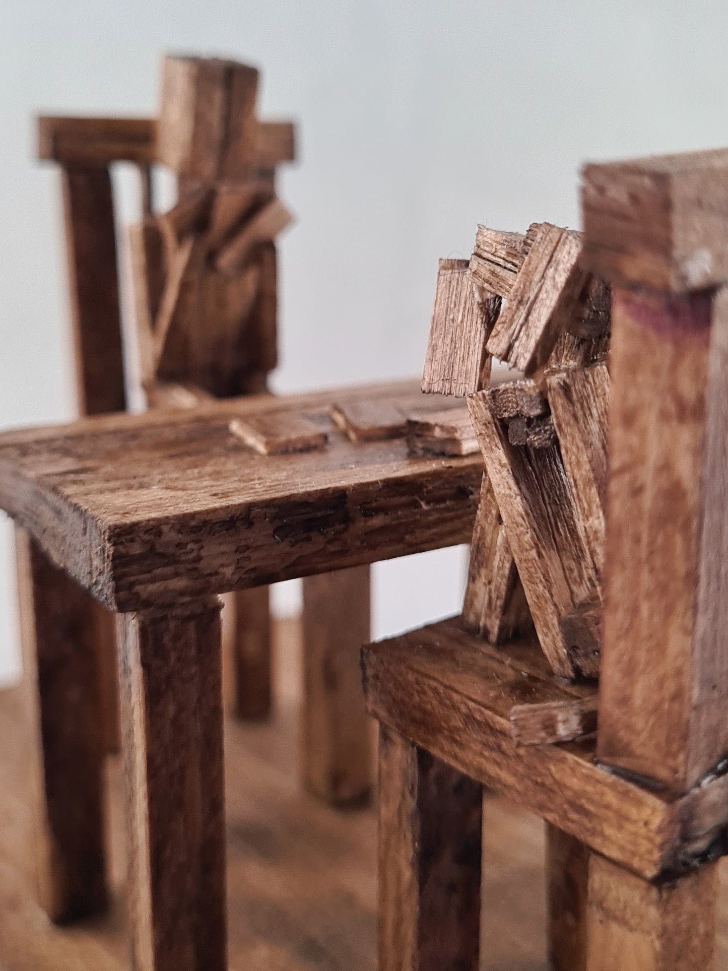 High Stakes - Handcrafted Wooden Matchstick Figures - Gifts, Ornaments and Decor By Tiggidy Designs