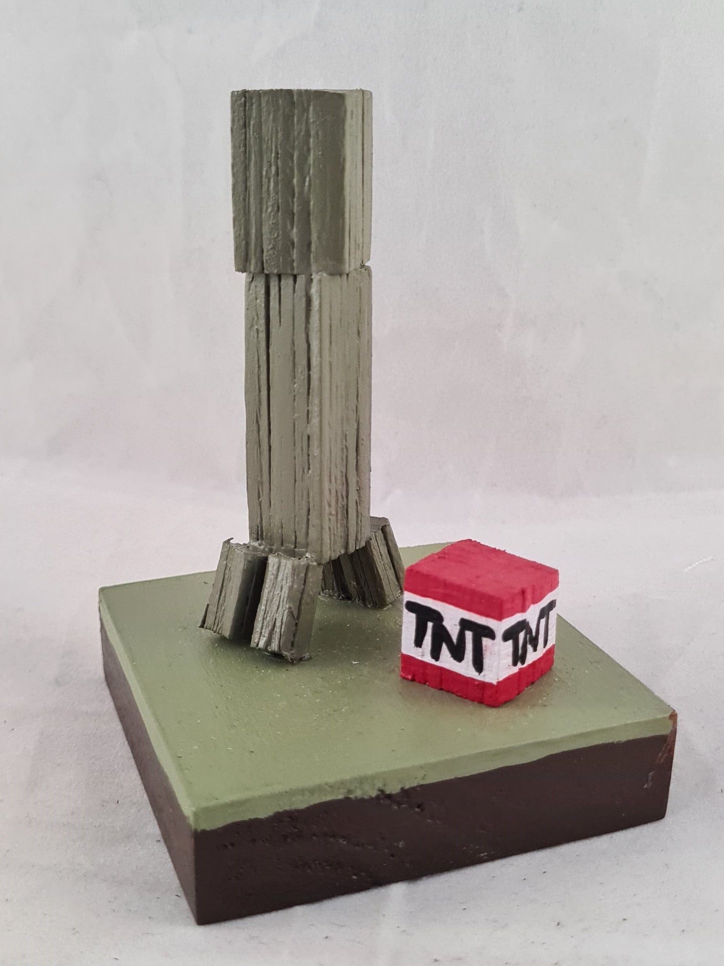 Minecraft Creeper - Handcrafted Wooden Matchstick Figures - Gifts, Ornaments and Decor By Tiggidy Designs