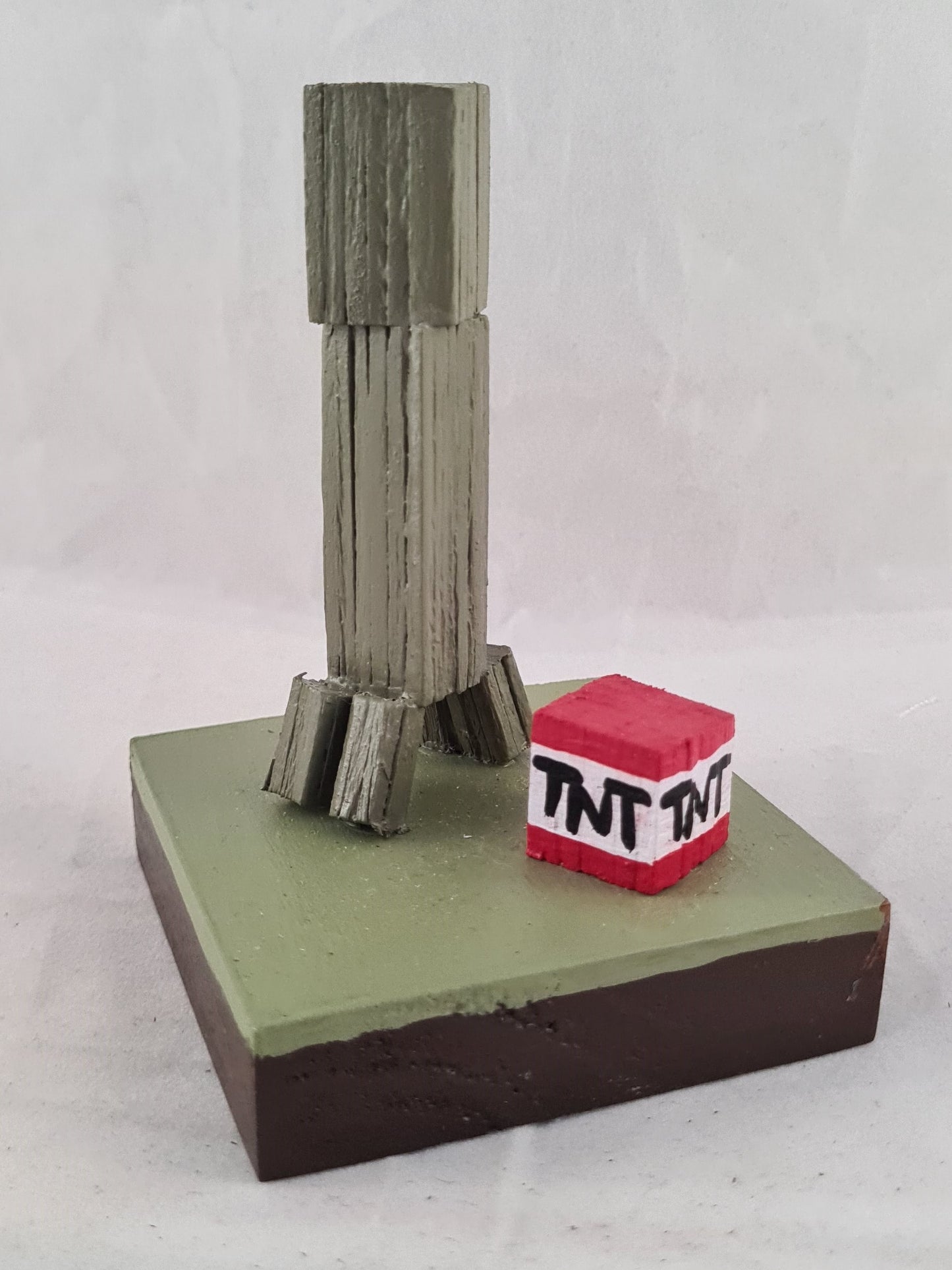 Minecraft Creeper - Handcrafted Wooden Matchstick Figures - Gifts, Ornaments and Decor By Tiggidy Designs