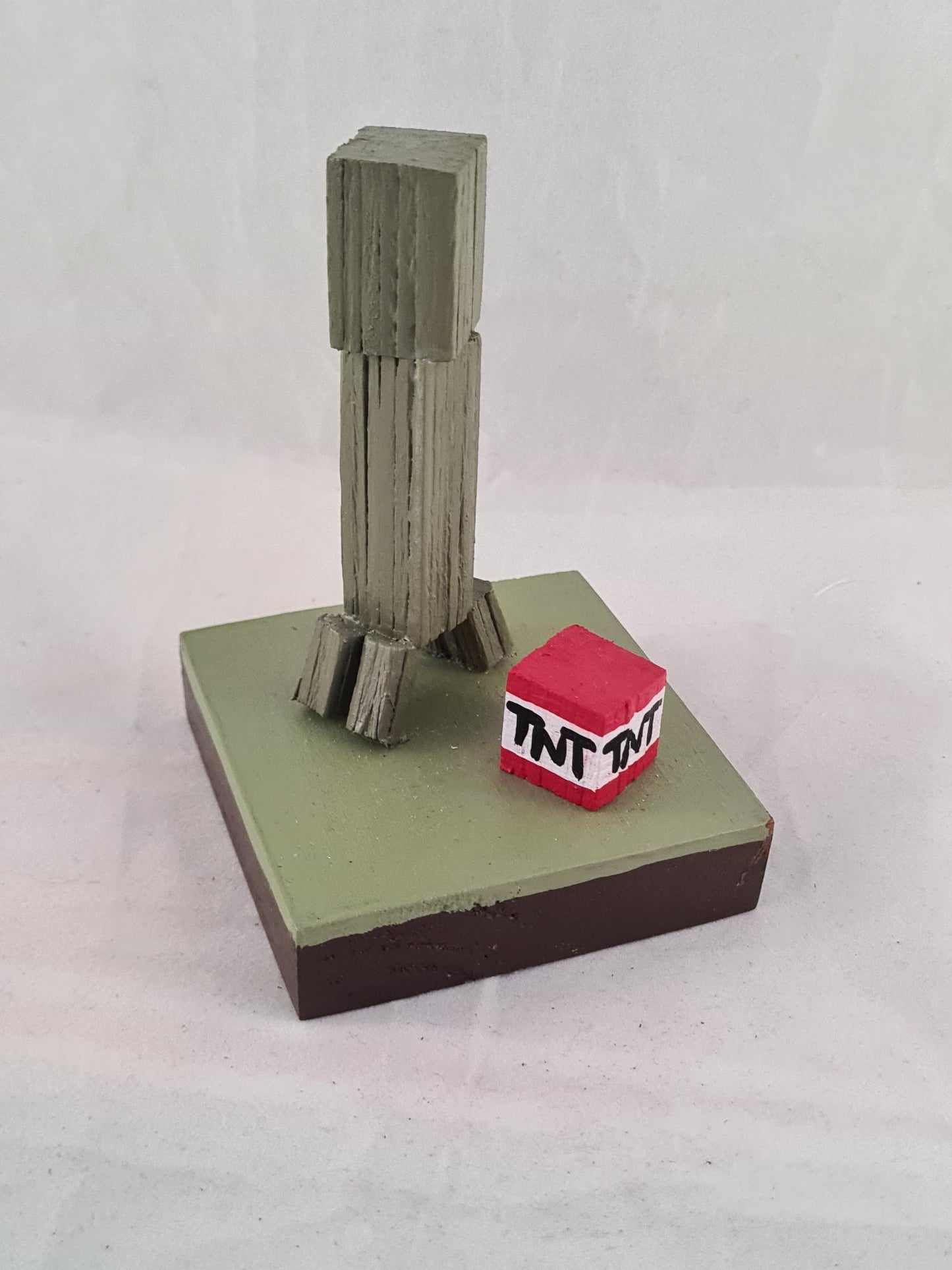 Minecraft Creeper - Handcrafted Wooden Matchstick Figures - Gifts, Ornaments and Decor By Tiggidy Designs