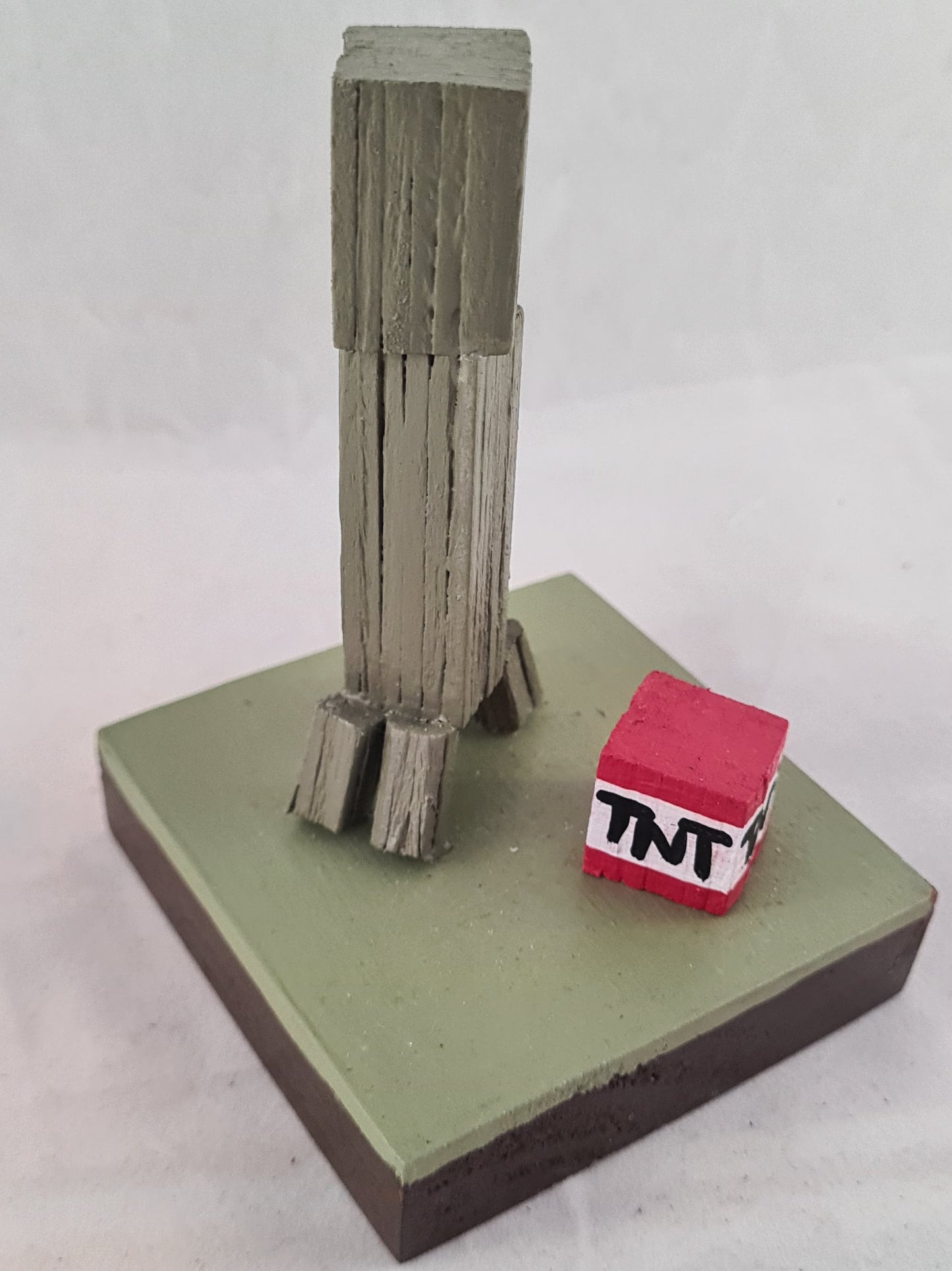 Minecraft Creeper - Handcrafted Wooden Matchstick Figures - Gifts, Ornaments and Decor By Tiggidy Designs