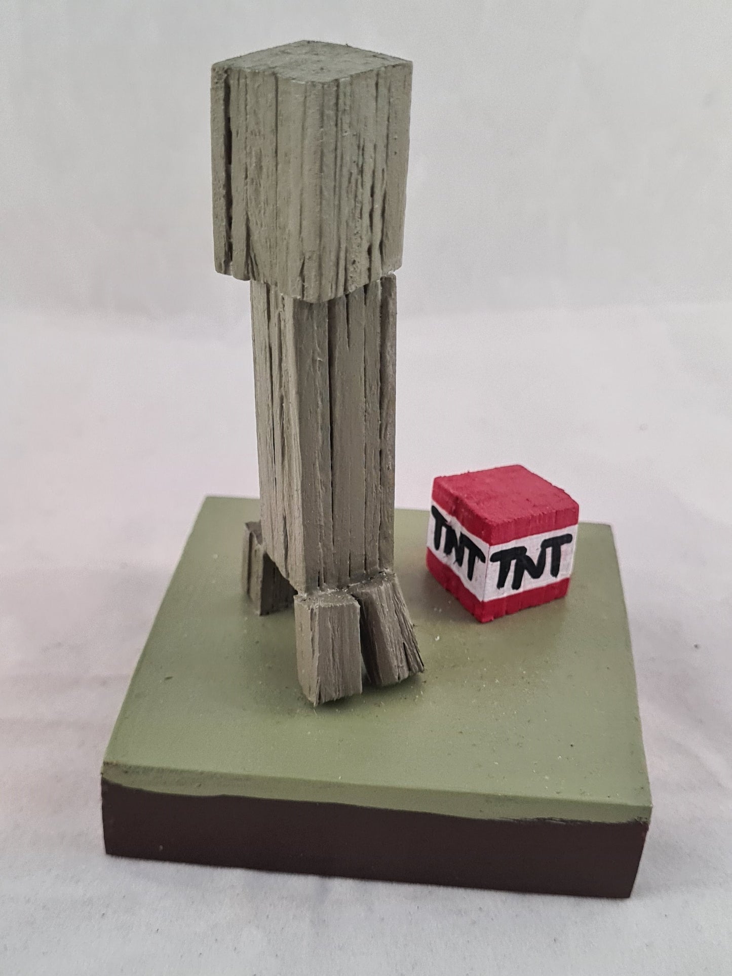 Minecraft Creeper - Handcrafted Wooden Matchstick Figures - Gifts, Ornaments and Decor By Tiggidy Designs