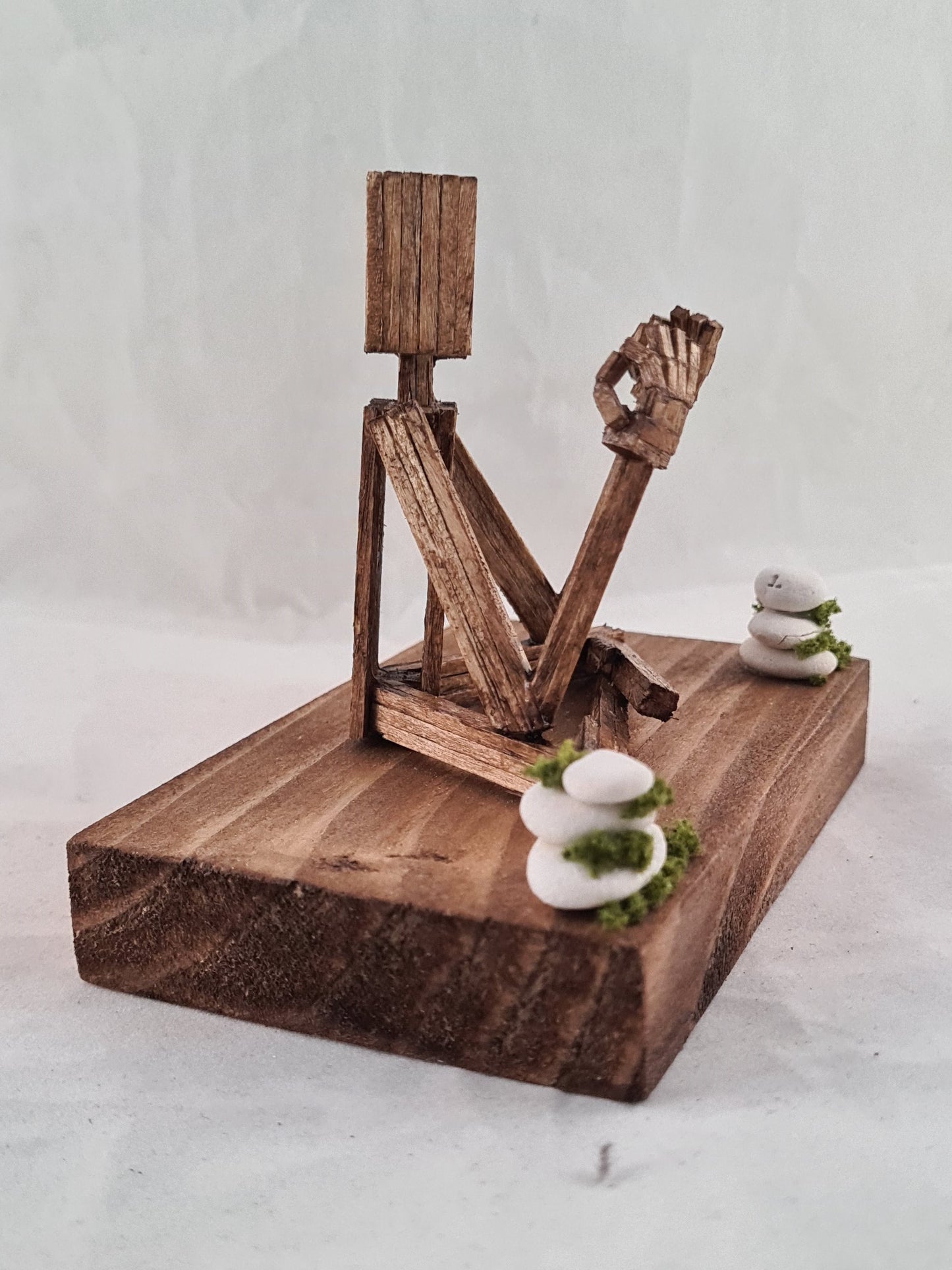 Lotus Pose/Sukhasana - Handcrafted Wooden Matchstick Figures - Gifts, Ornaments and Decor By Tiggidy Designs