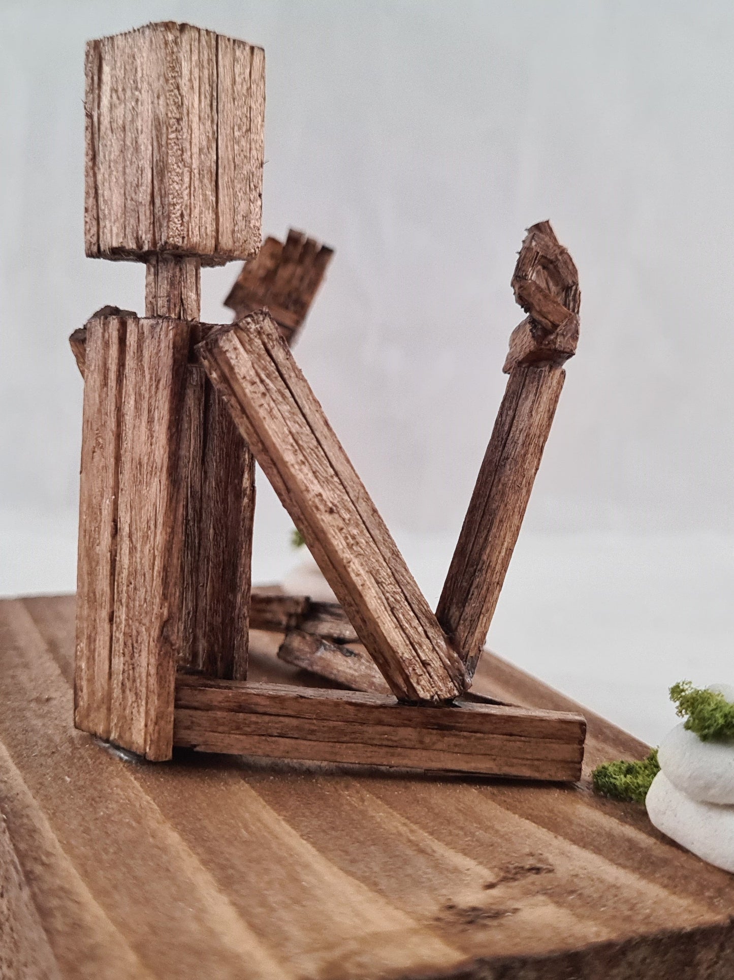 Lotus Pose/Sukhasana - Handcrafted Wooden Matchstick Figures - Gifts, Ornaments and Decor By Tiggidy Designs