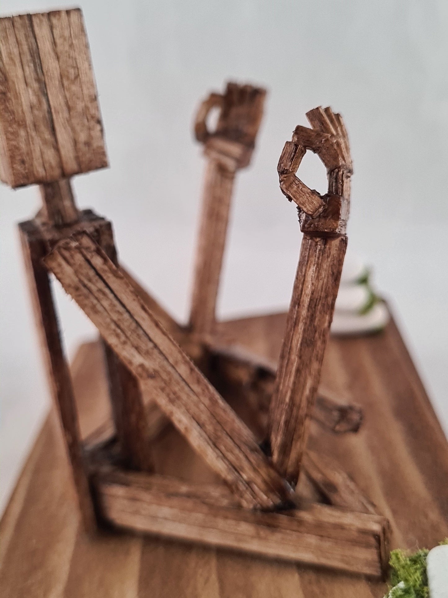 Lotus Pose/Sukhasana - Handcrafted Wooden Matchstick Figures - Gifts, Ornaments and Decor By Tiggidy Designs