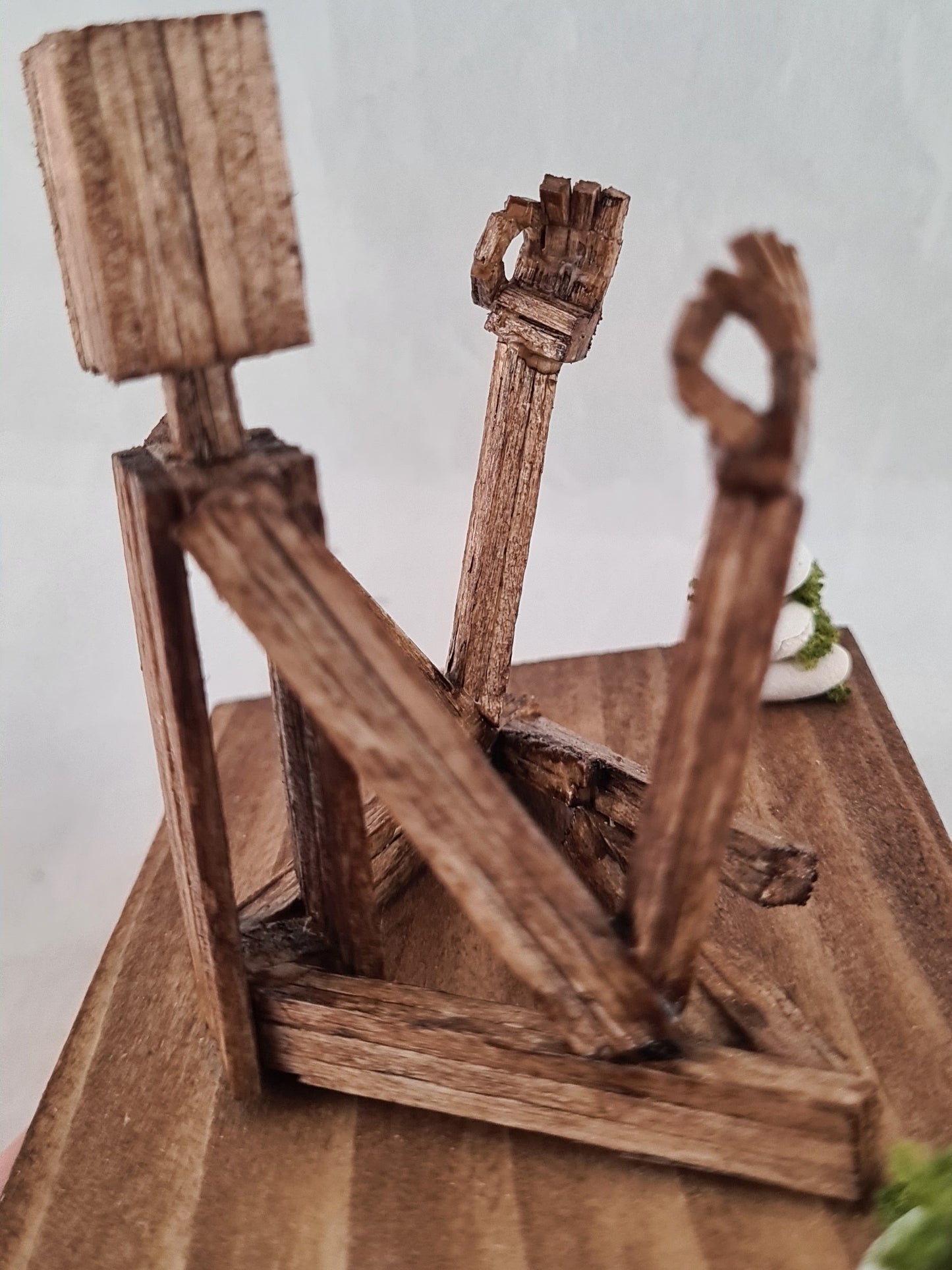 Lotus Pose/Sukhasana - Handcrafted Wooden Matchstick Figures - Gifts, Ornaments and Decor By Tiggidy Designs