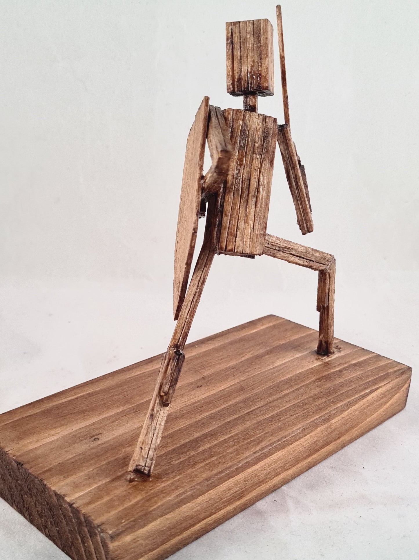 Warrior - Handcrafted Wooden Matchstick Figures - Gifts, Ornaments and Decor By Tiggidy Designs