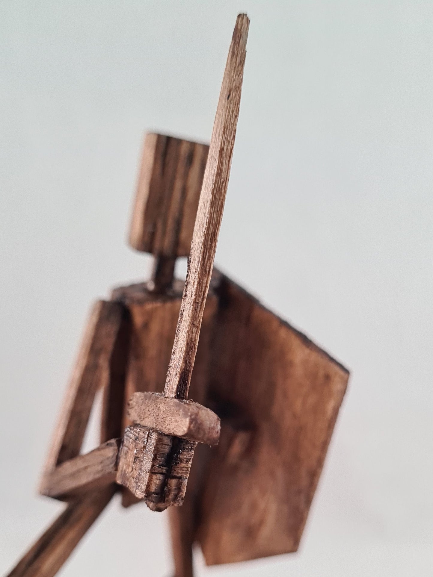 Warrior - Handcrafted Wooden Matchstick Figures - Gifts, Ornaments and Decor By Tiggidy Designs