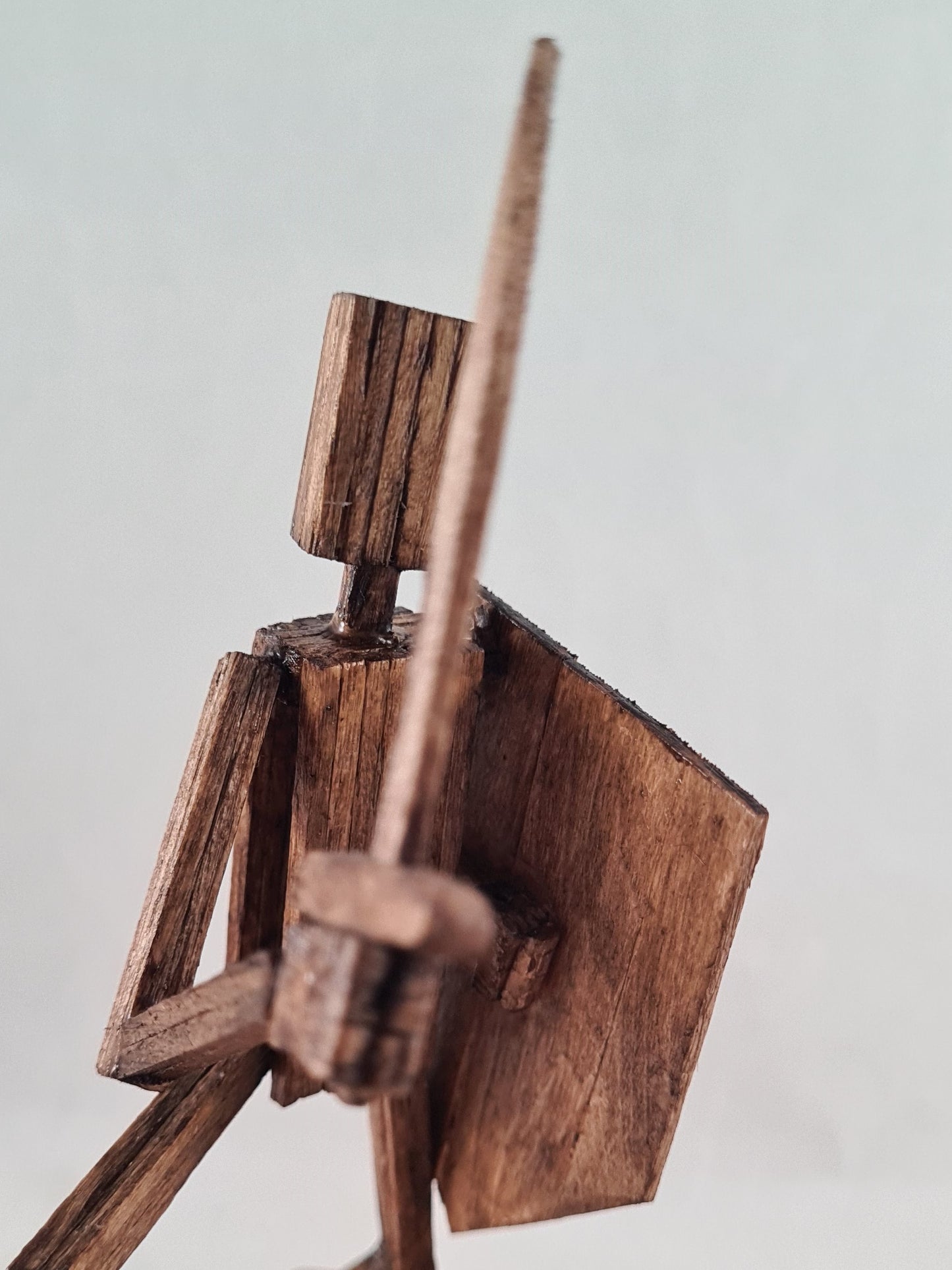 Warrior - Handcrafted Wooden Matchstick Figures - Gifts, Ornaments and Decor By Tiggidy Designs