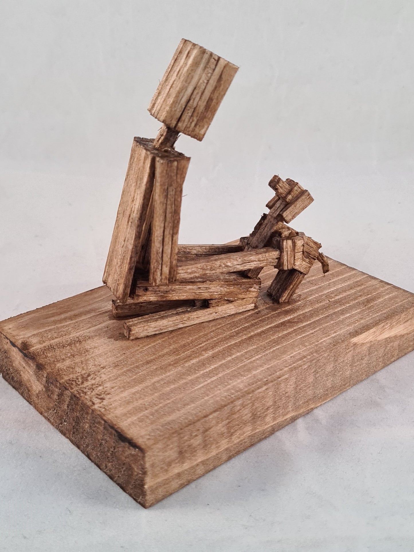 Mans Best Friend - Handcrafted Wooden Matchstick Figures - Gifts, Ornaments and Decor By Tiggidy Designs