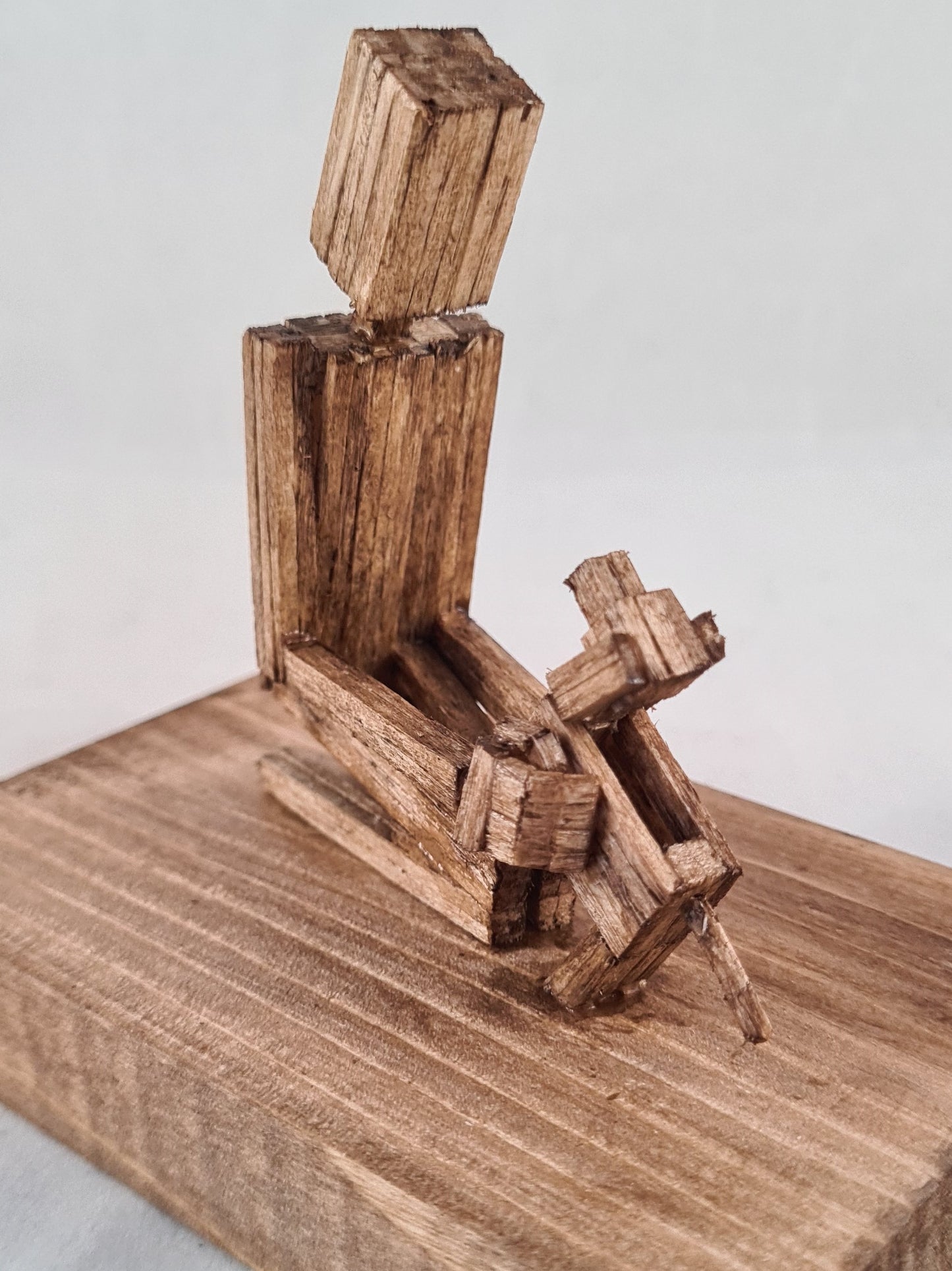 Mans Best Friend - Handcrafted Wooden Matchstick Figures - Gifts, Ornaments and Decor By Tiggidy Designs