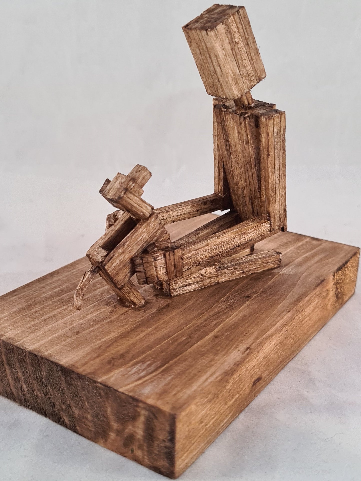 Mans Best Friend - Handcrafted Wooden Matchstick Figures - Gifts, Ornaments and Decor By Tiggidy Designs