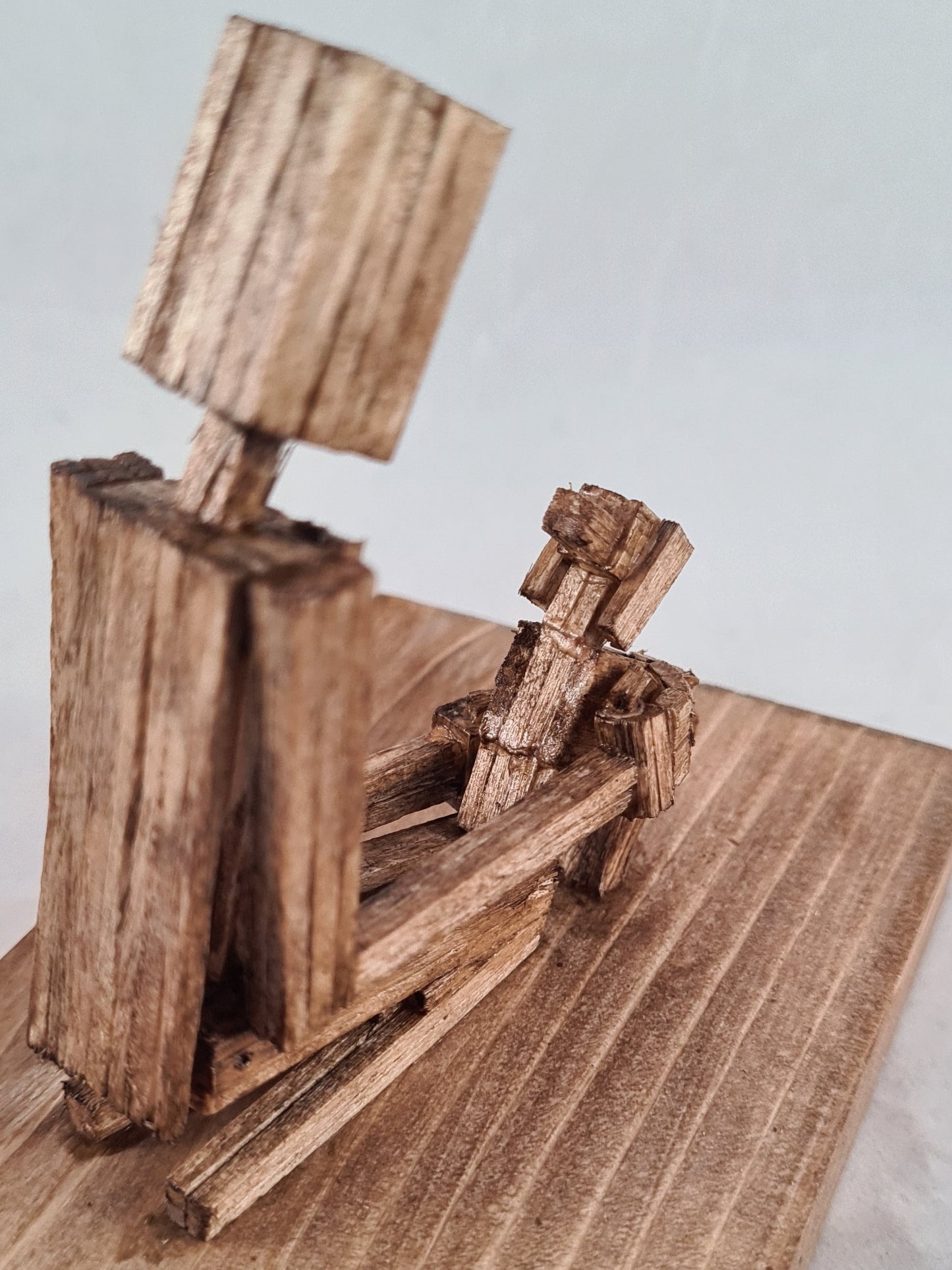 Mans Best Friend - Handcrafted Wooden Matchstick Figures - Gifts, Ornaments and Decor By Tiggidy Designs