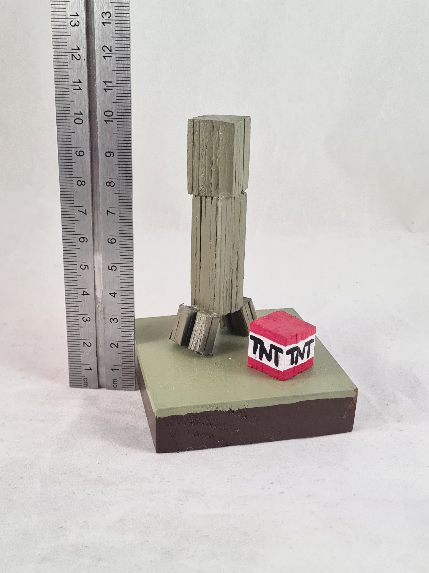 Minecraft Creeper - Handcrafted Wooden Matchstick Figures - Gifts, Ornaments and Decor By Tiggidy Designs