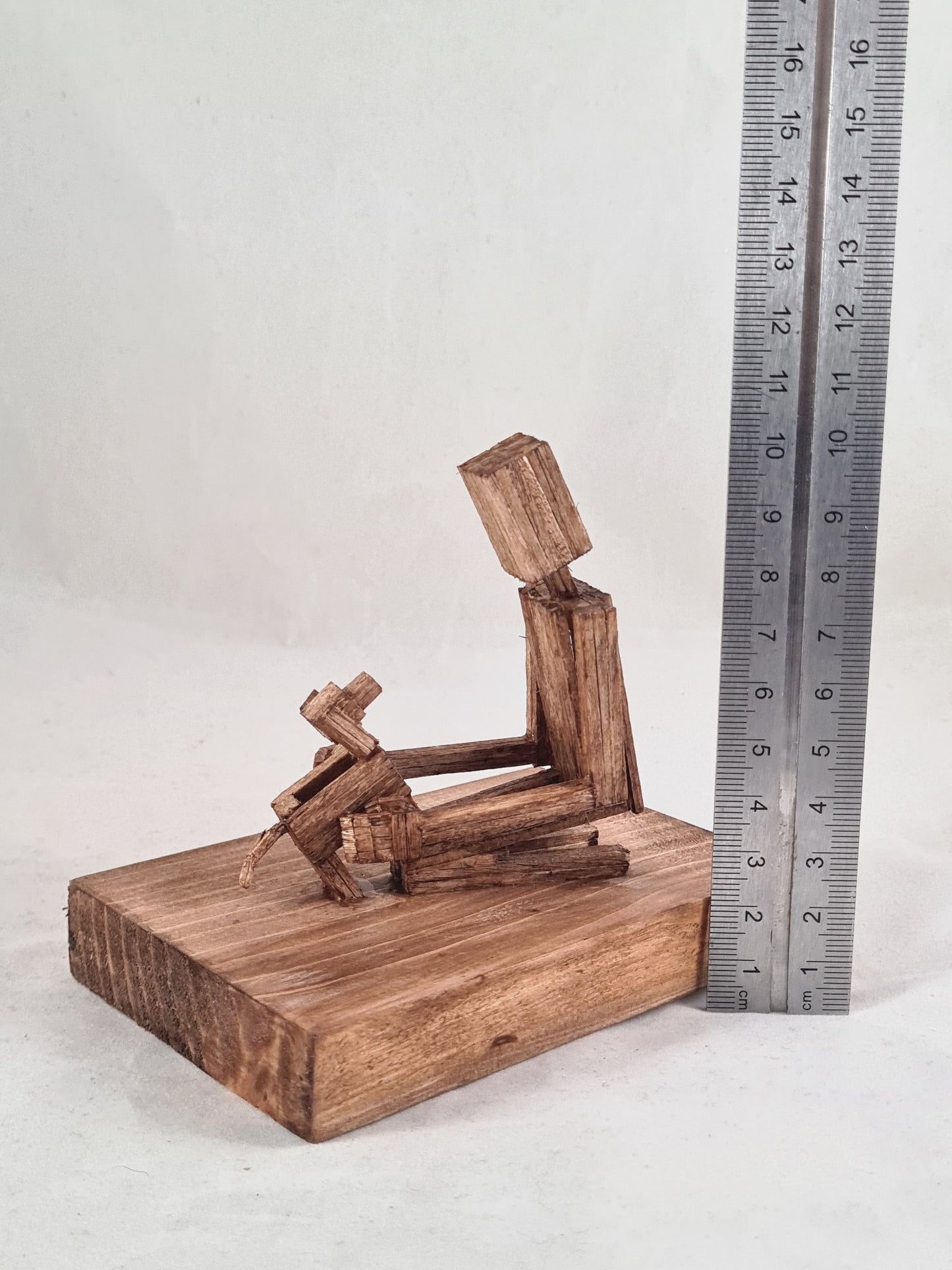 Mans Best Friend - Handcrafted Wooden Matchstick Figures - Gifts, Ornaments and Decor By Tiggidy Designs