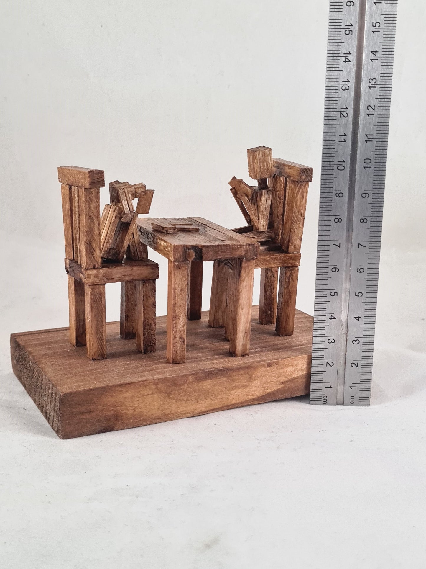High Stakes - Handcrafted Wooden Matchstick Figures - Gifts, Ornaments and Decor By Tiggidy Designs