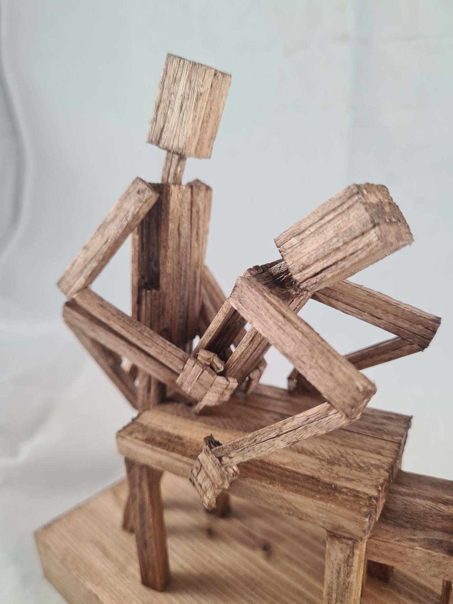 Table Service - Handcrafted Wooden Matchstick Figures - Gifts, Ornaments and Decor By Tiggidy Designs