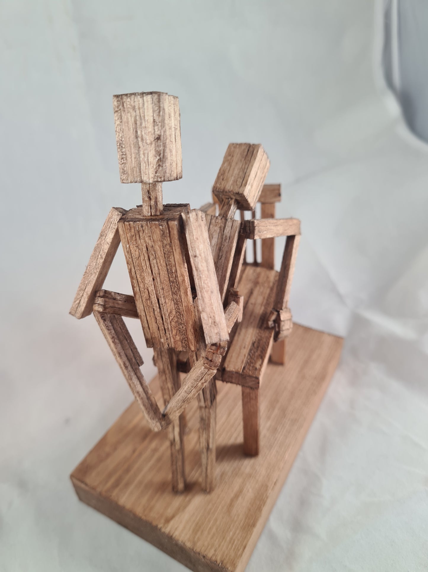 Table Service - Handcrafted Wooden Matchstick Figures - Gifts, Ornaments and Decor By Tiggidy Designs