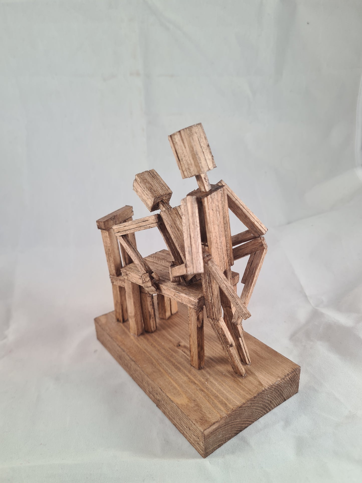 Table Service - Handcrafted Wooden Matchstick Figures - Gifts, Ornaments and Decor By Tiggidy Designs