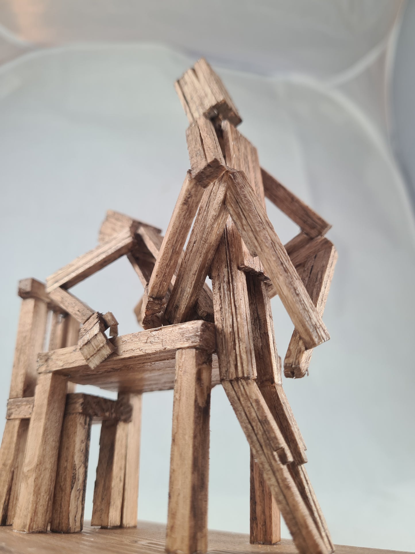 Table Service - Handcrafted Wooden Matchstick Figures - Gifts, Ornaments and Decor By Tiggidy Designs