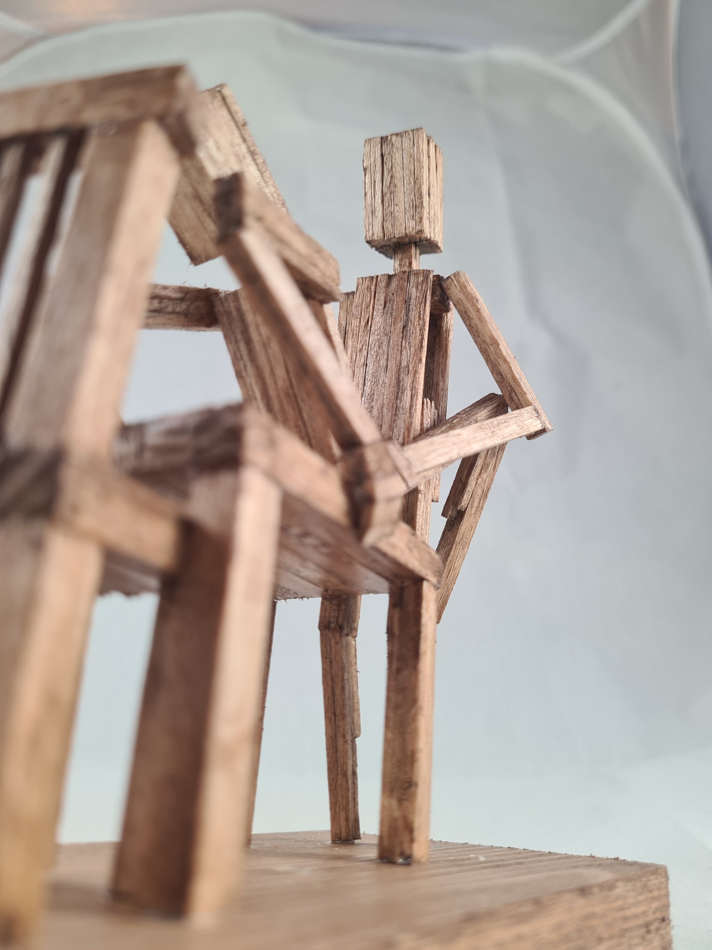 Table Service - Handcrafted Wooden Matchstick Figures - Gifts, Ornaments and Decor By Tiggidy Designs