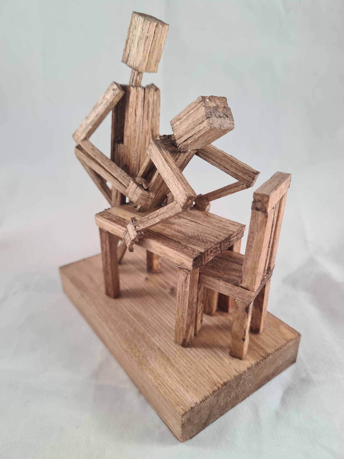 Table Service - Handcrafted Wooden Matchstick Figures - Gifts, Ornaments and Decor By Tiggidy Designs