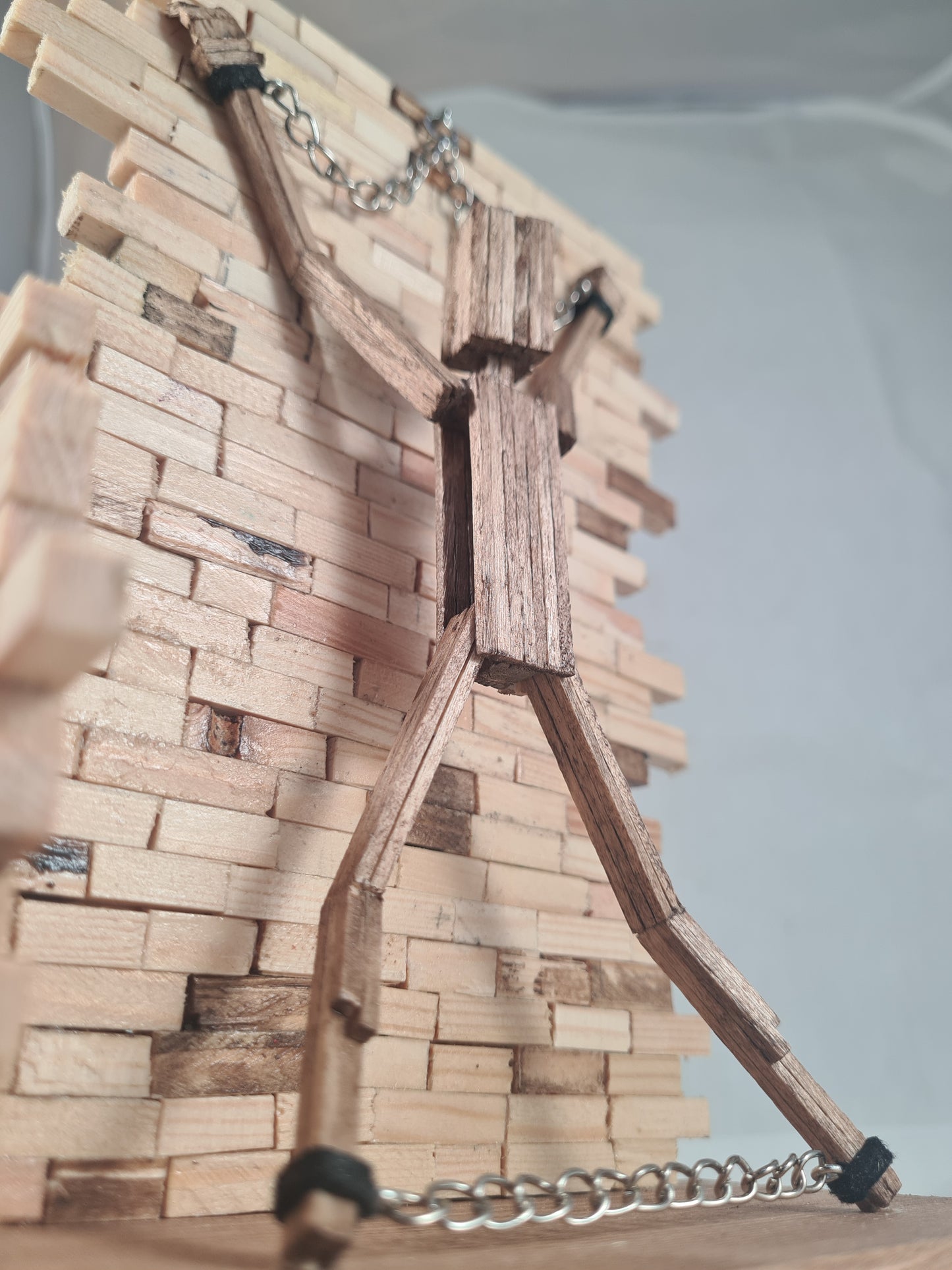 A Little Tied Up - Handcrafted Wooden Matchstick Figures - Gifts, Ornaments and Decor By Tiggidy Designs