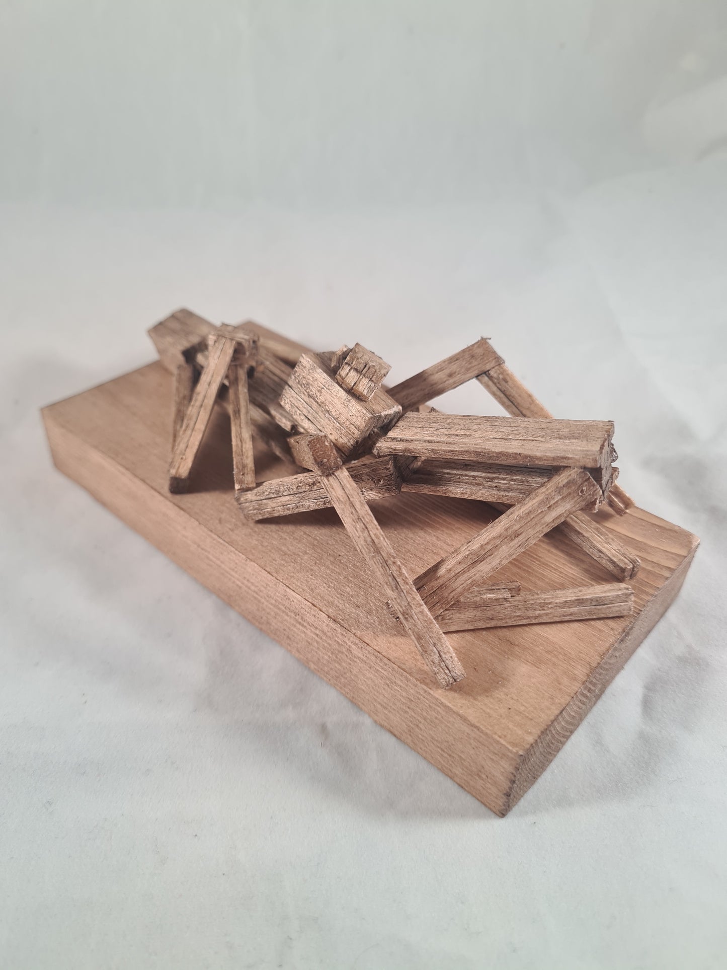 Dinner for Two - Handcrafted Wooden Matchstick Figures - Gifts, Ornaments and Decor By Tiggidy Designs