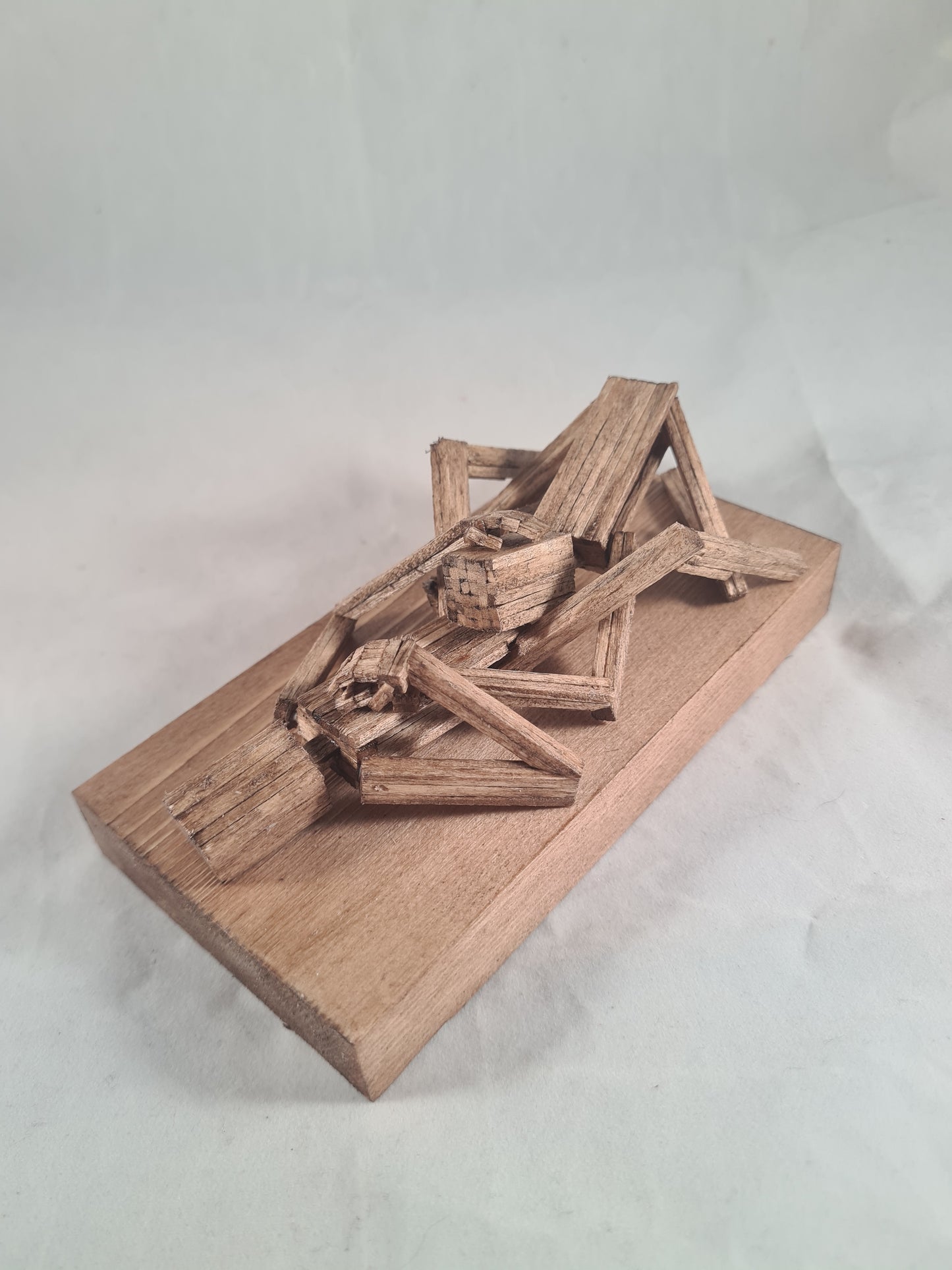 Dinner for Two - Handcrafted Wooden Matchstick Figures - Gifts, Ornaments and Decor By Tiggidy Designs