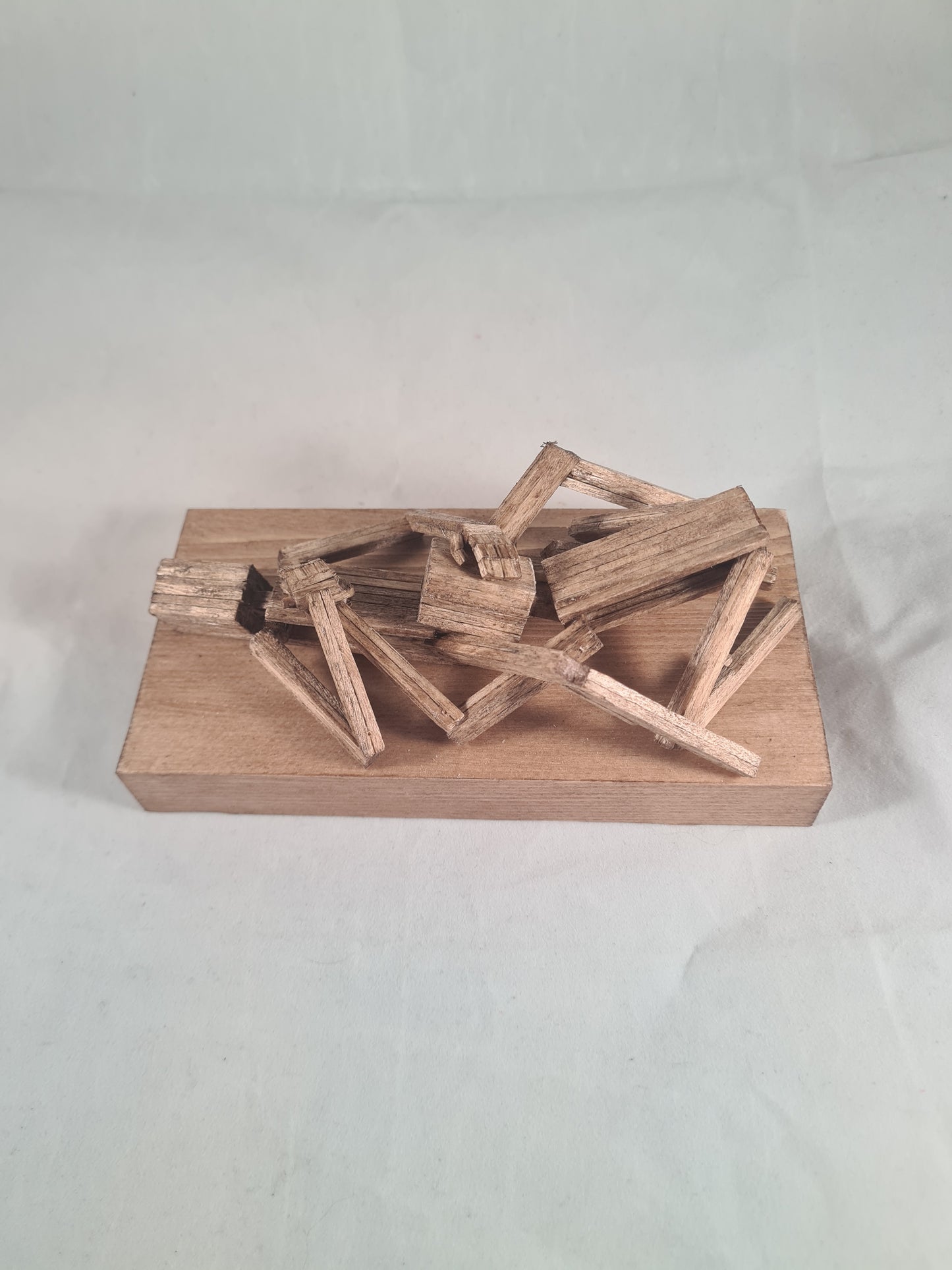 Dinner for Two - Handcrafted Wooden Matchstick Figures - Gifts, Ornaments and Decor By Tiggidy Designs