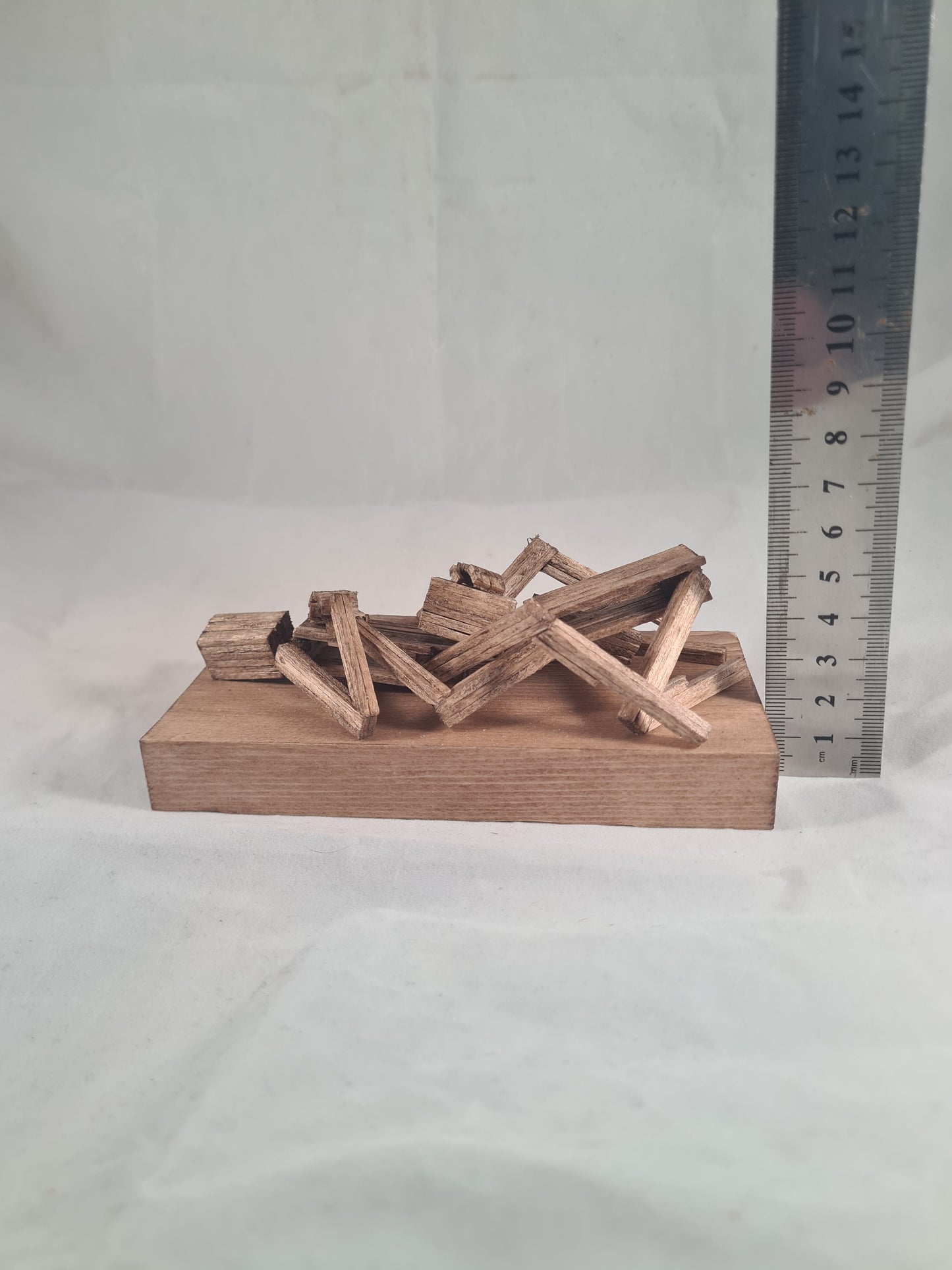 Dinner for Two - Handcrafted Wooden Matchstick Figures - Gifts, Ornaments and Decor By Tiggidy Designs