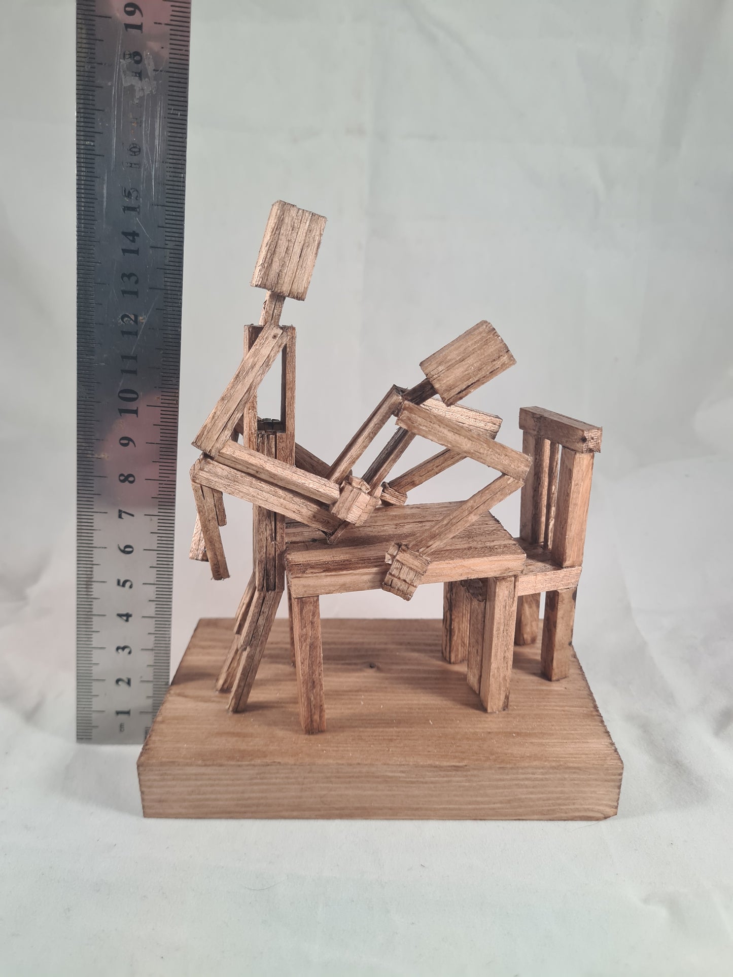 Table Service - Handcrafted Wooden Matchstick Figures - Gifts, Ornaments and Decor By Tiggidy Designs