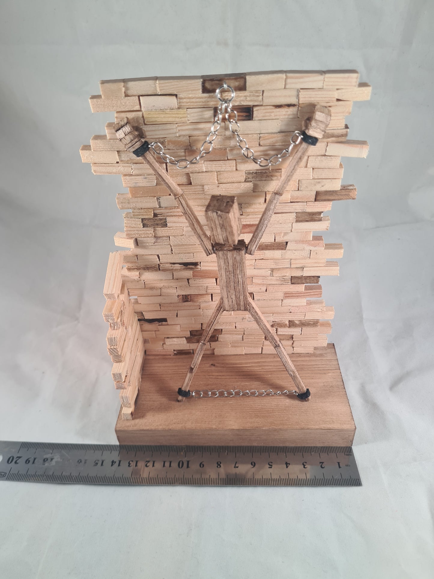 A Little Tied Up - Handcrafted Wooden Matchstick Figures - Gifts, Ornaments and Decor By Tiggidy Designs