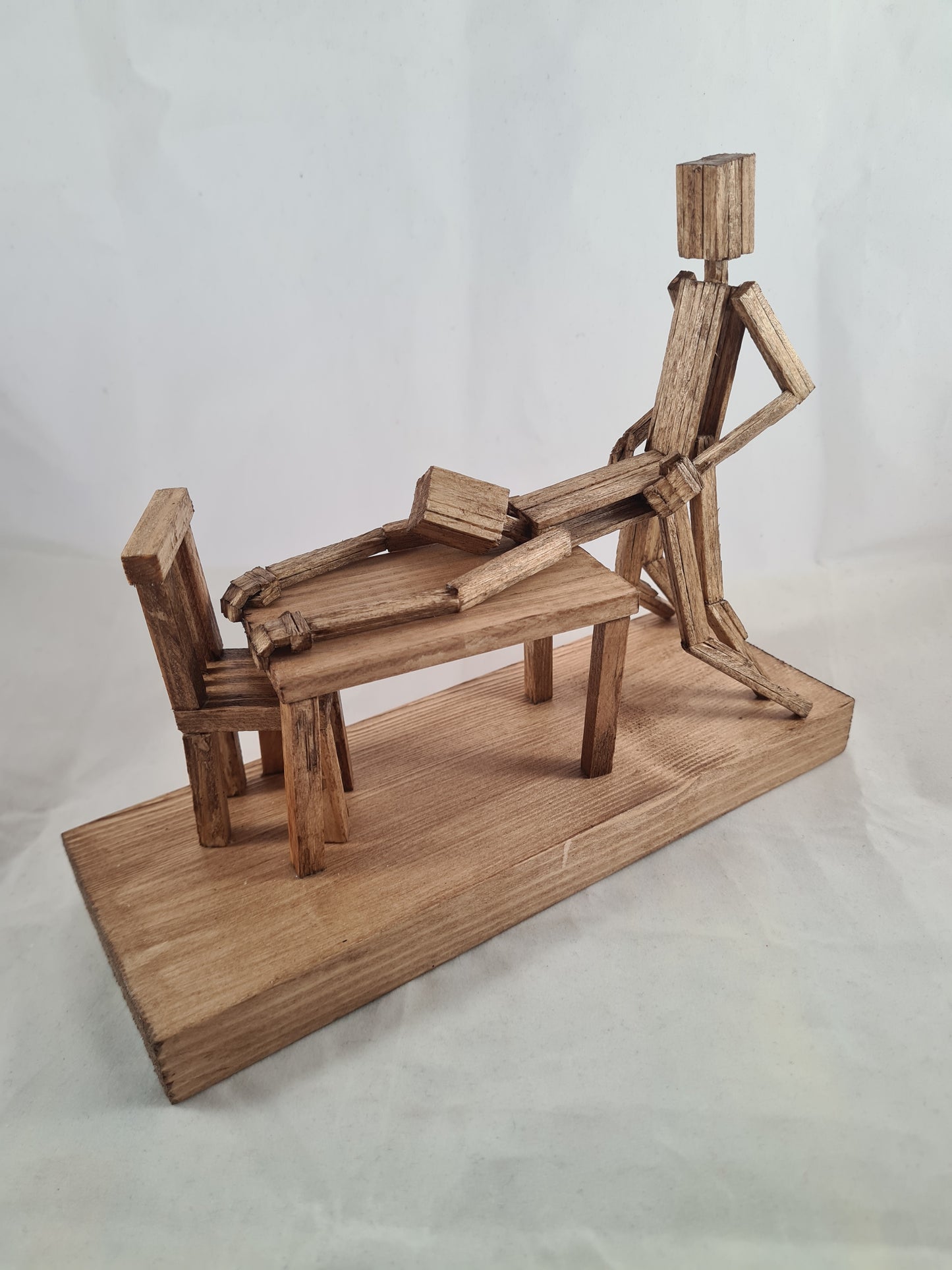 Table Top - Handcrafted Wooden Matchstick Figures - Gifts, Ornaments and Decor By Tiggidy Designs