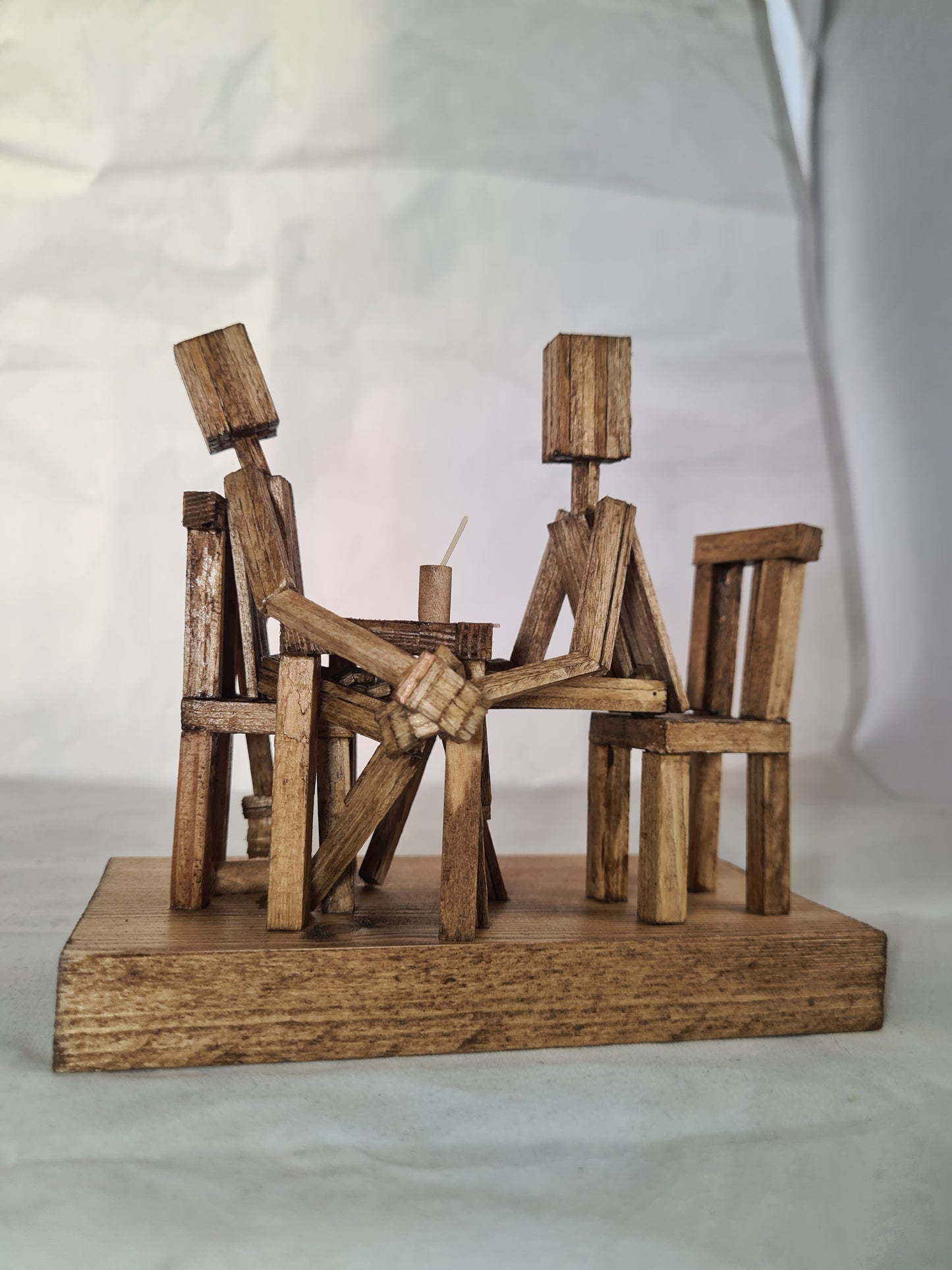 Sleight Of Hand - Handcrafted Wooden Matchstick Figures - Gifts, Ornaments and Decor By Tiggidy Designs