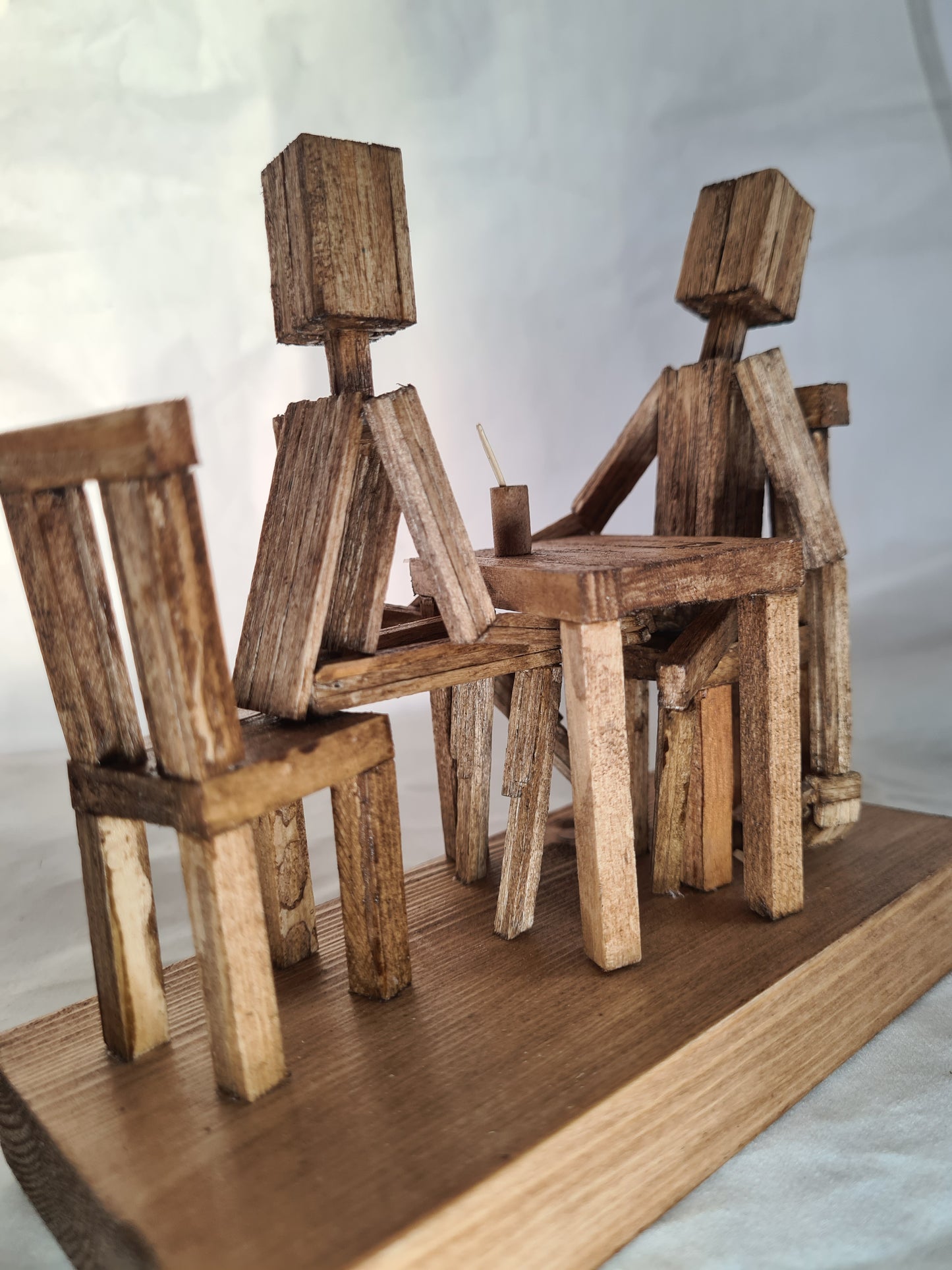 Sleight Of Hand - Handcrafted Wooden Matchstick Figures - Gifts, Ornaments and Decor By Tiggidy Designs