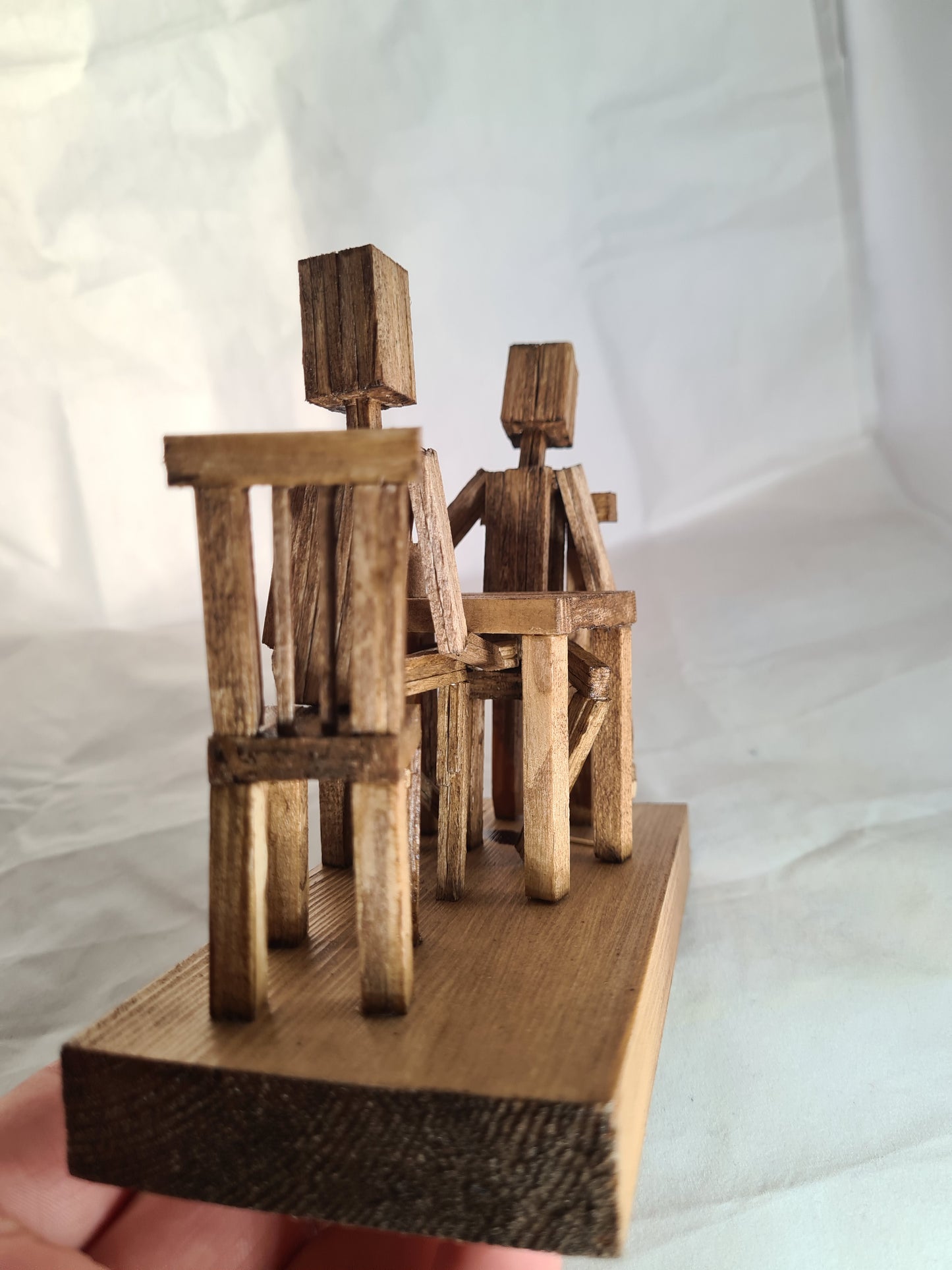 Sleight Of Hand - Handcrafted Wooden Matchstick Figures - Gifts, Ornaments and Decor By Tiggidy Designs