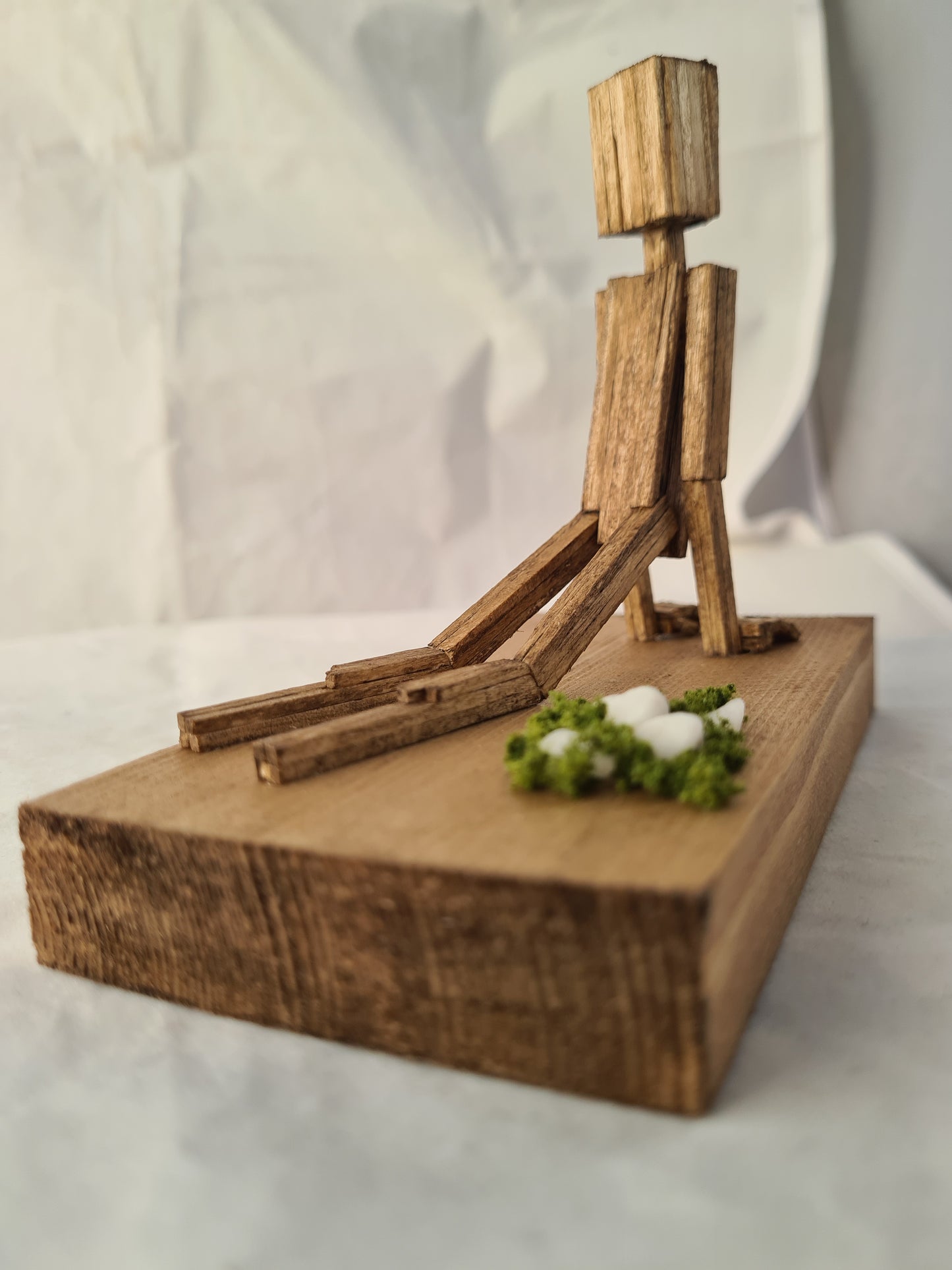 Cobra Pose - Handcrafted Wooden Matchstick Figures - Gifts, Ornaments and Decor By Tiggidy Designs