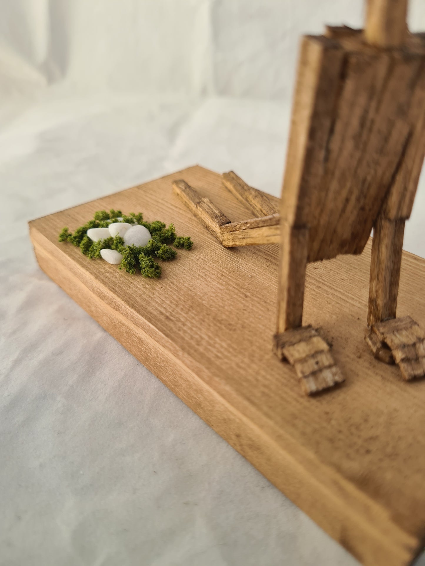 Cobra Pose - Handcrafted Wooden Matchstick Figures - Gifts, Ornaments and Decor By Tiggidy Designs