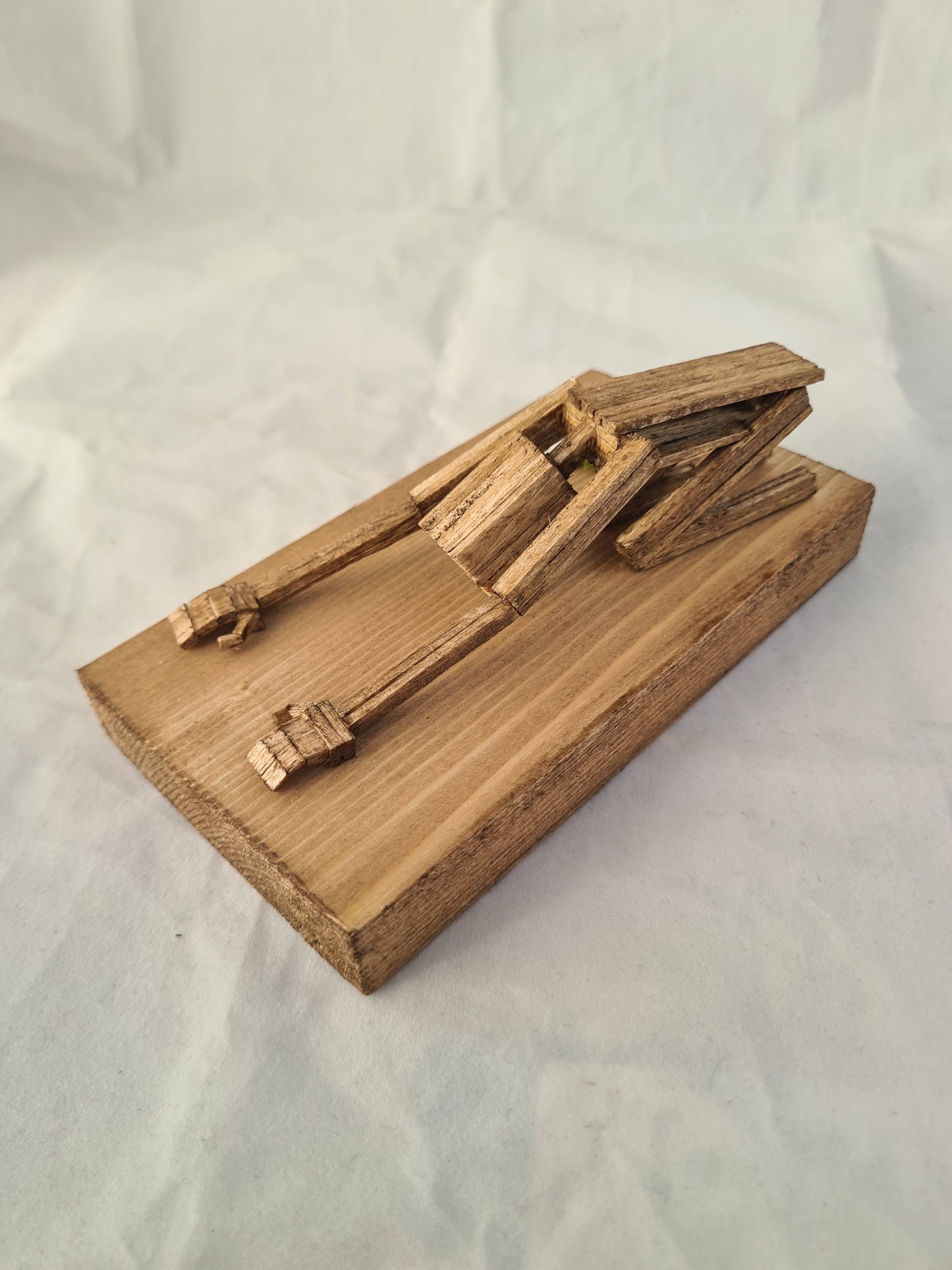 Childs Pose - Handcrafted Wooden Matchstick Figures - Gifts, Ornaments and Decor By Tiggidy Designs