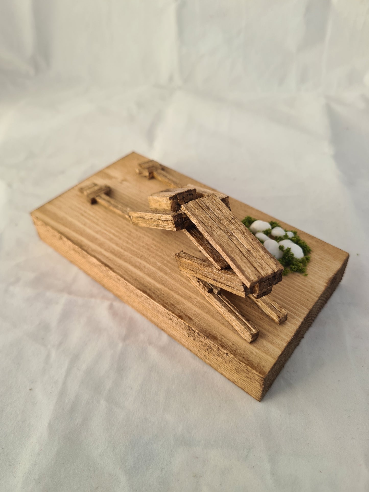 Childs Pose - Handcrafted Wooden Matchstick Figures - Gifts, Ornaments and Decor By Tiggidy Designs