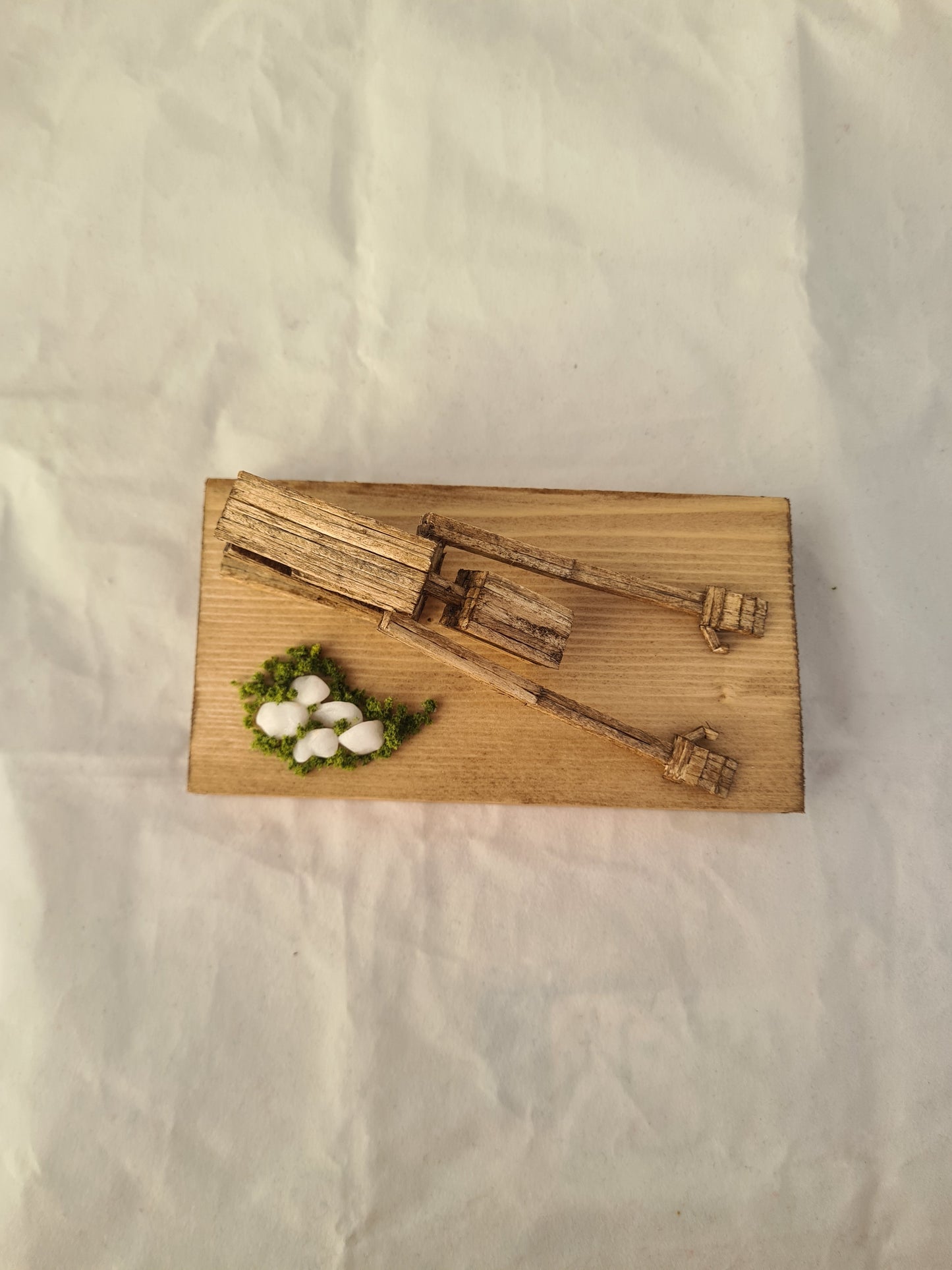 Childs Pose - Handcrafted Wooden Matchstick Figures - Gifts, Ornaments and Decor By Tiggidy Designs