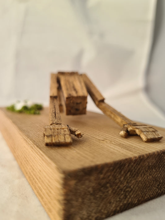 Childs Pose - Handcrafted Wooden Matchstick Figures - Gifts, Ornaments and Decor By Tiggidy Designs